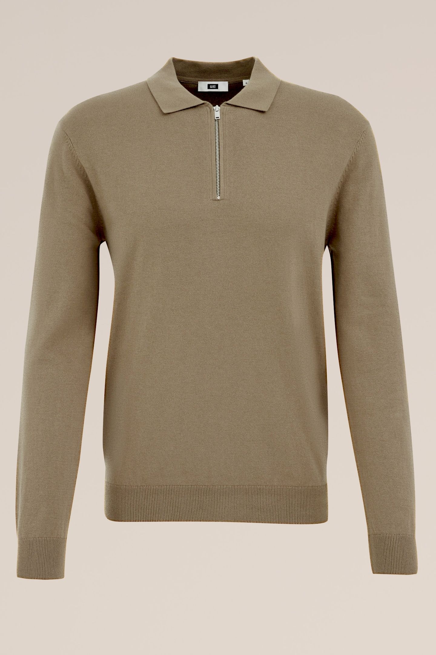 HALFWAY ZIPPER LIGHT BROWN 4