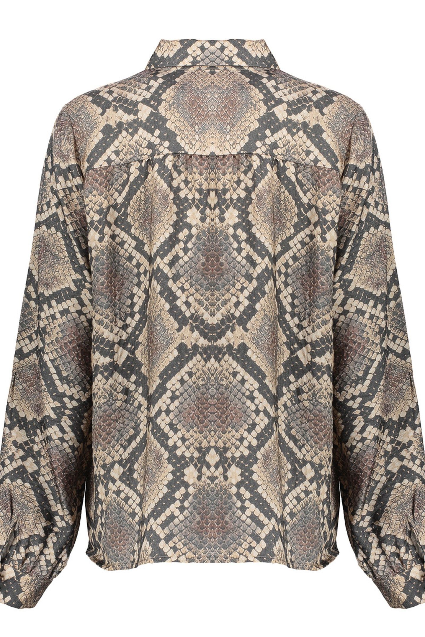 BLOUSE ANIMAL BLACK/SAND 2