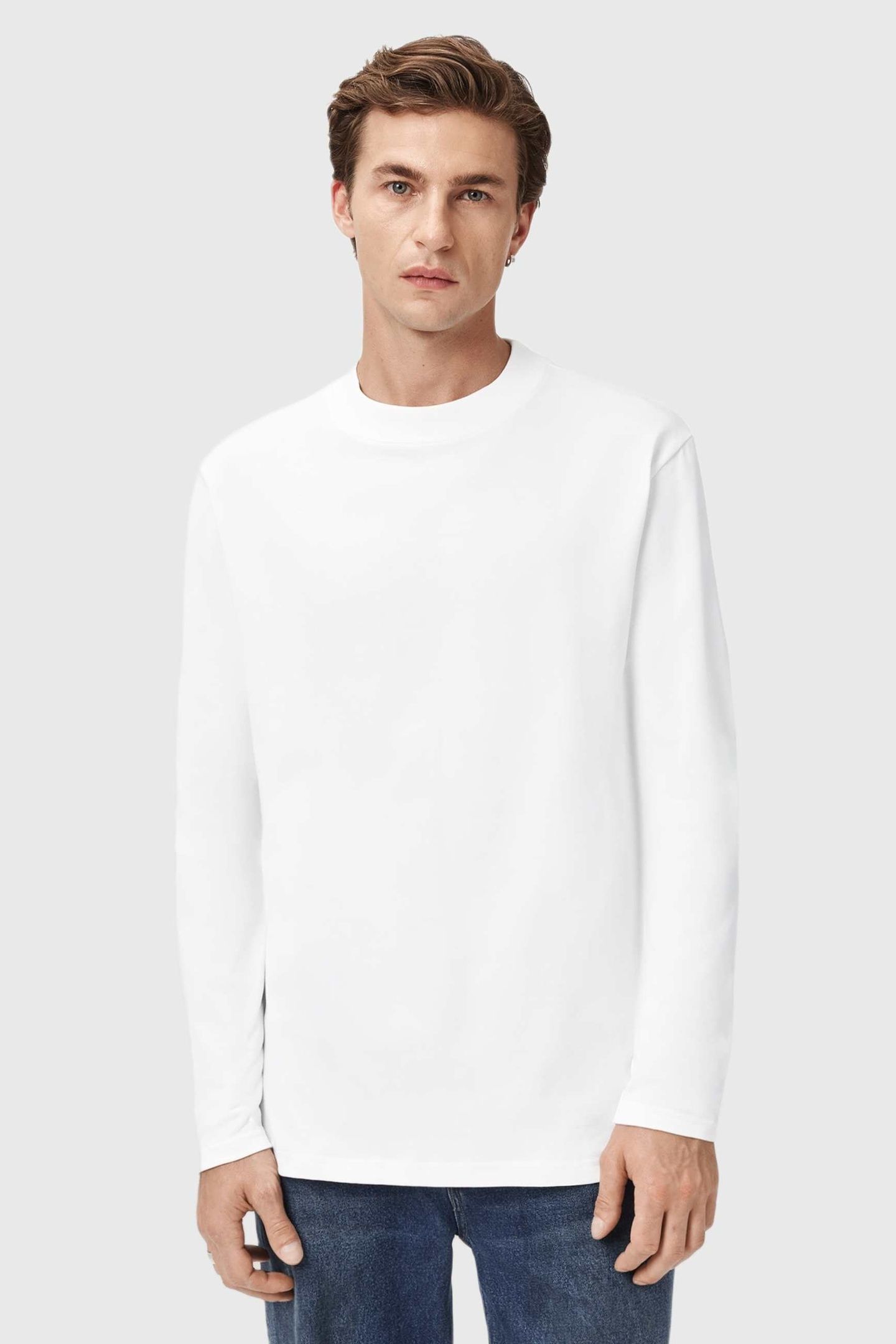 NERO LS CREW CHALK WHITE 1