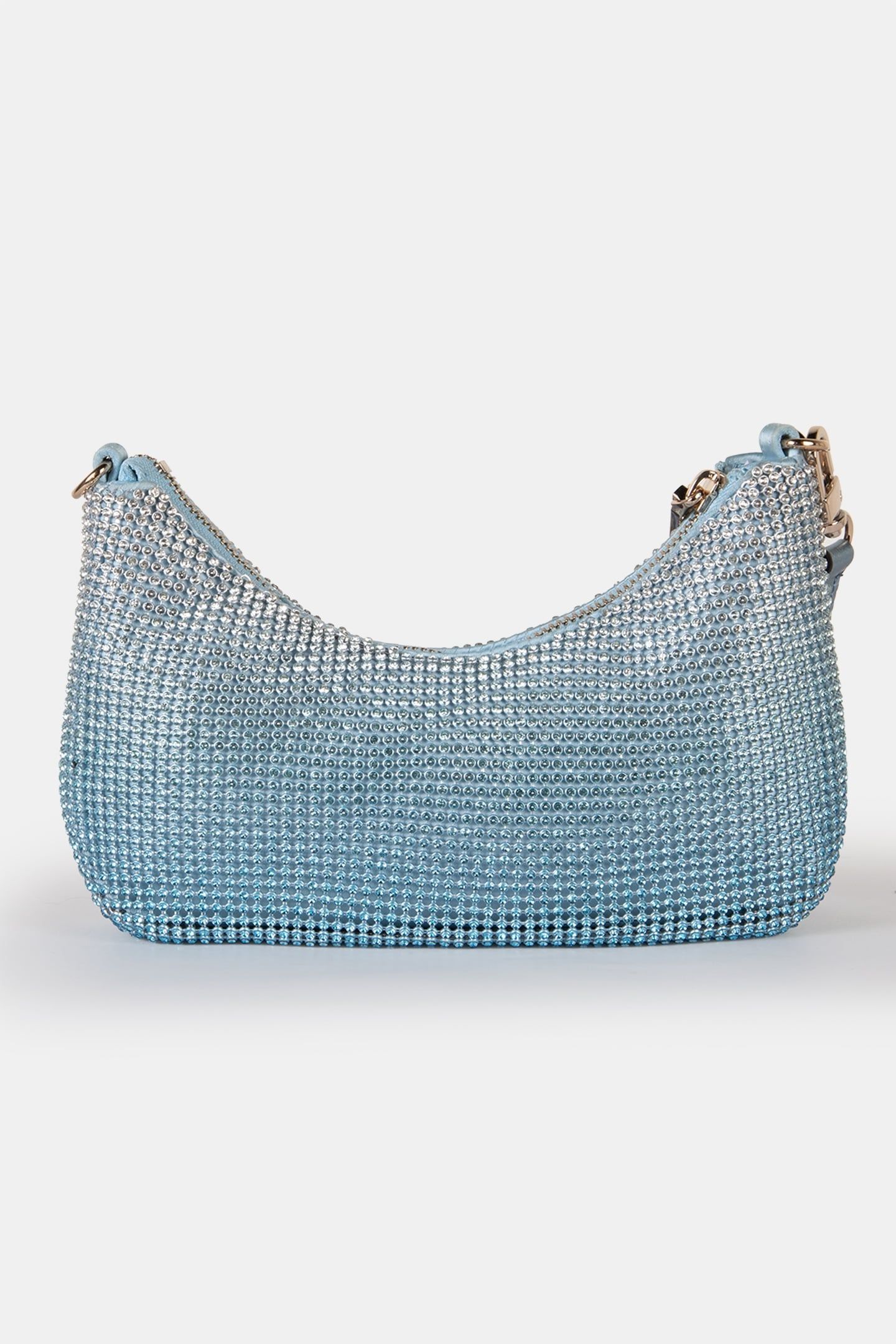 MARCIANO BY GUESS ZALINA MINI TOP ZIP SHLDR BAG POWDER BLUE 3