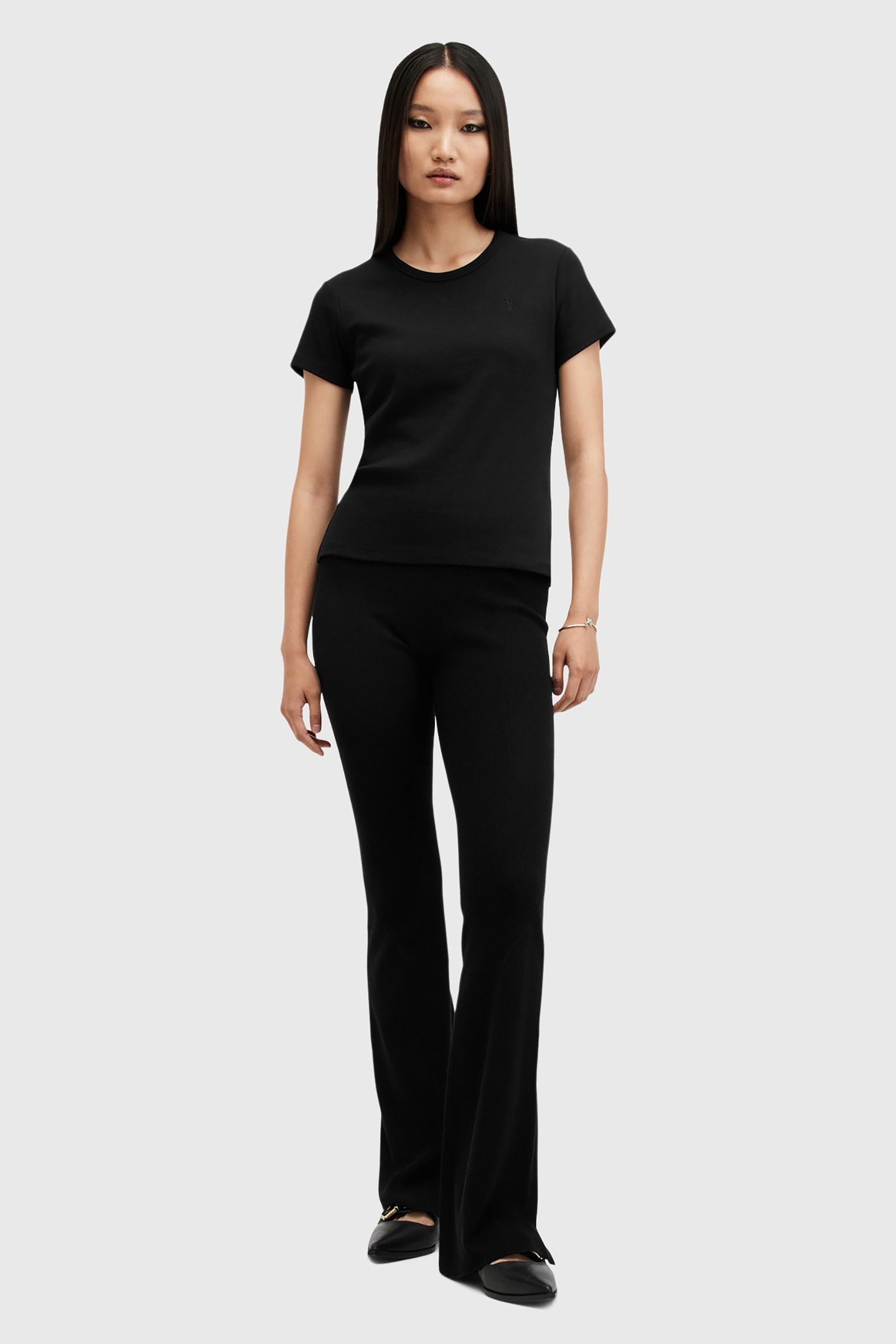 STEVIE RAMSKULL TEE JET BLACK 3