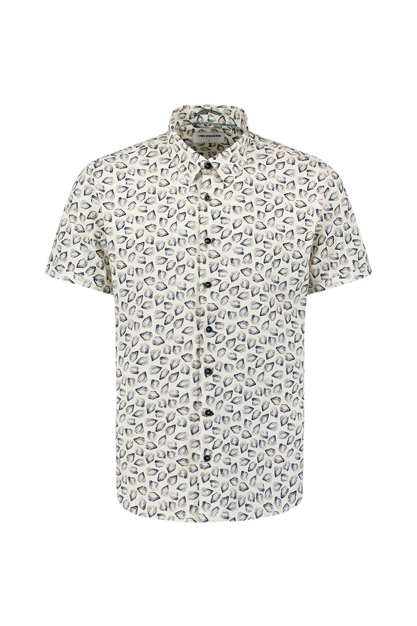 SHIRT SHORT SLEEVE JERSEY ALLOVER PRINTED OFFWHITE 4