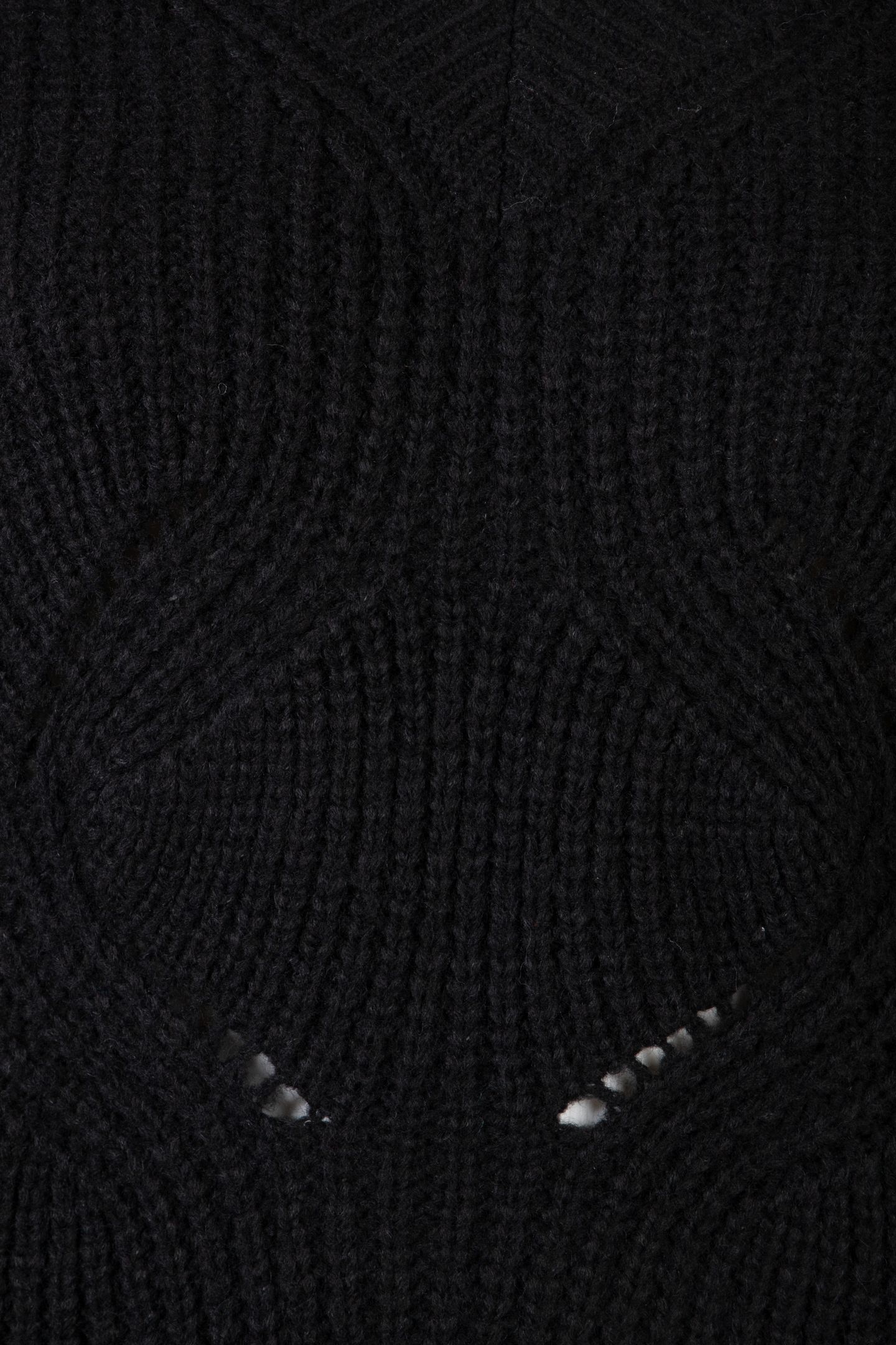 MARCIANO BY GUESS MICHELLE V NECK SWEATER JET BLACK 4