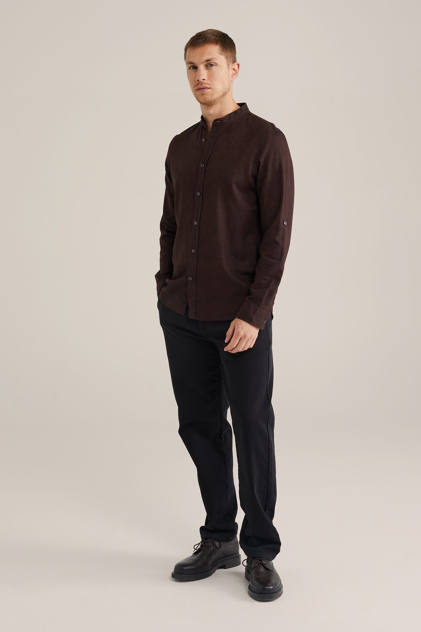 SHIRT DARK BROWN 3