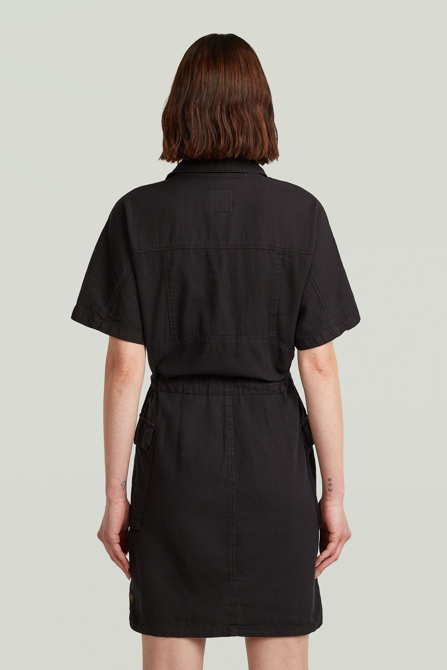 SOFT UTILITY DRESS DK BLACK GD 3