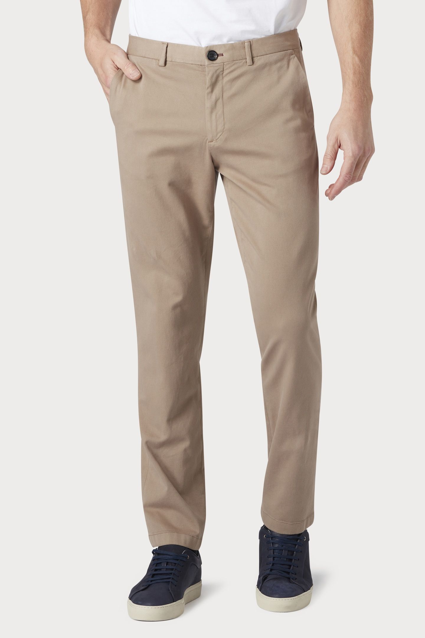 MID FIT CLEAN CHINO TAN 3