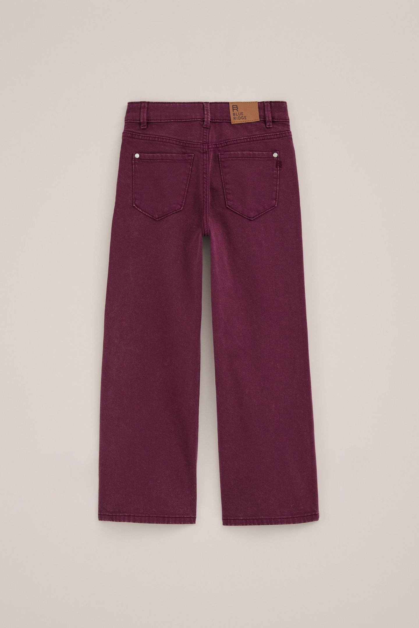 5-POCKET HIGH RISE AUBERGINE 4