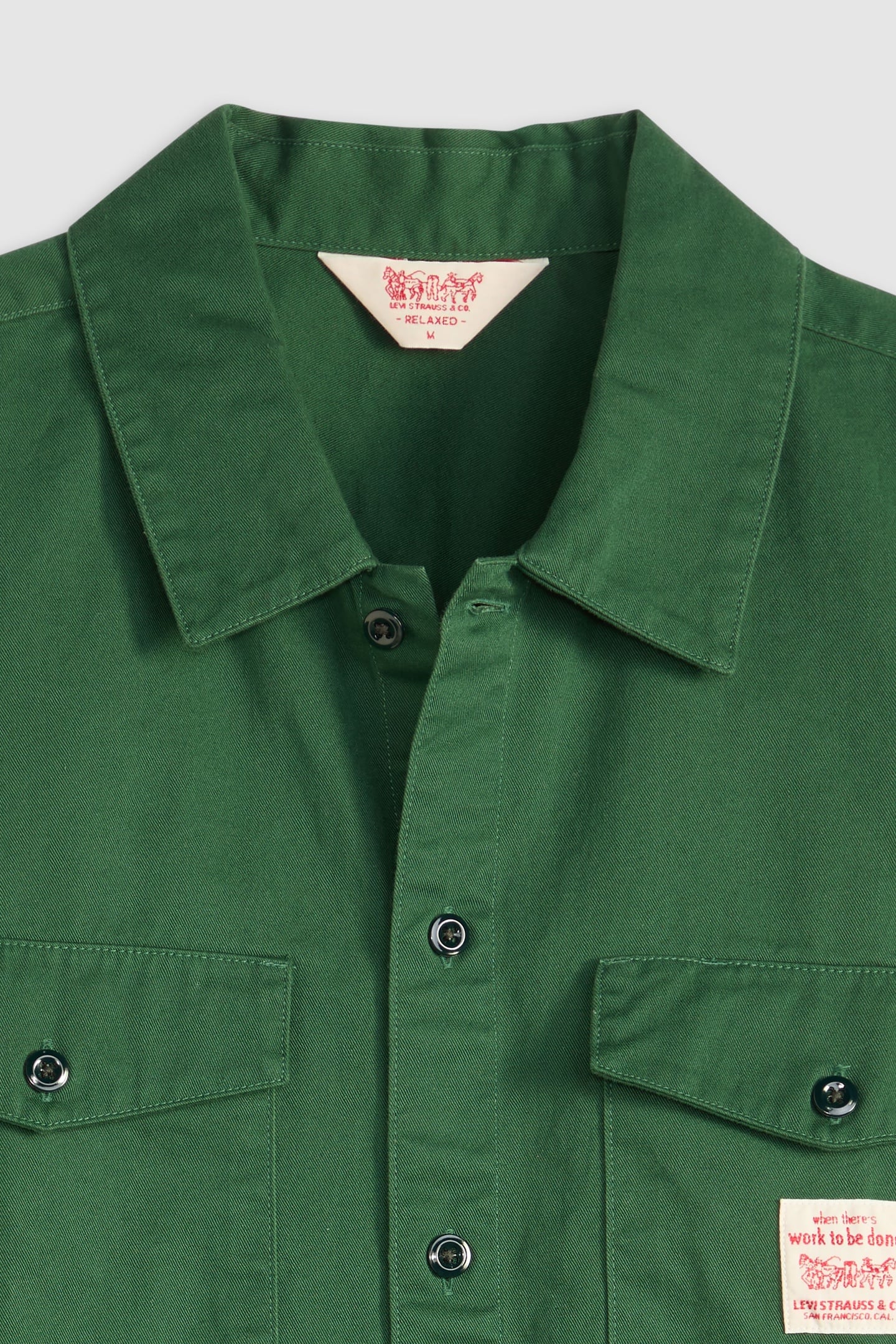 SHORT SLEEVE WORKER SHIRT GREEN 5