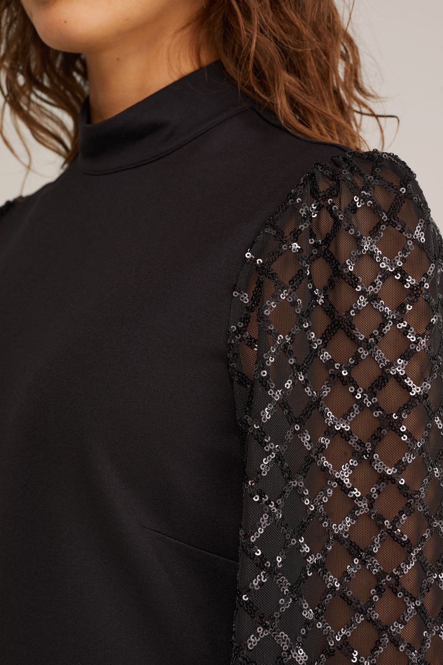 DRESS MID LENGTH BLACK 5