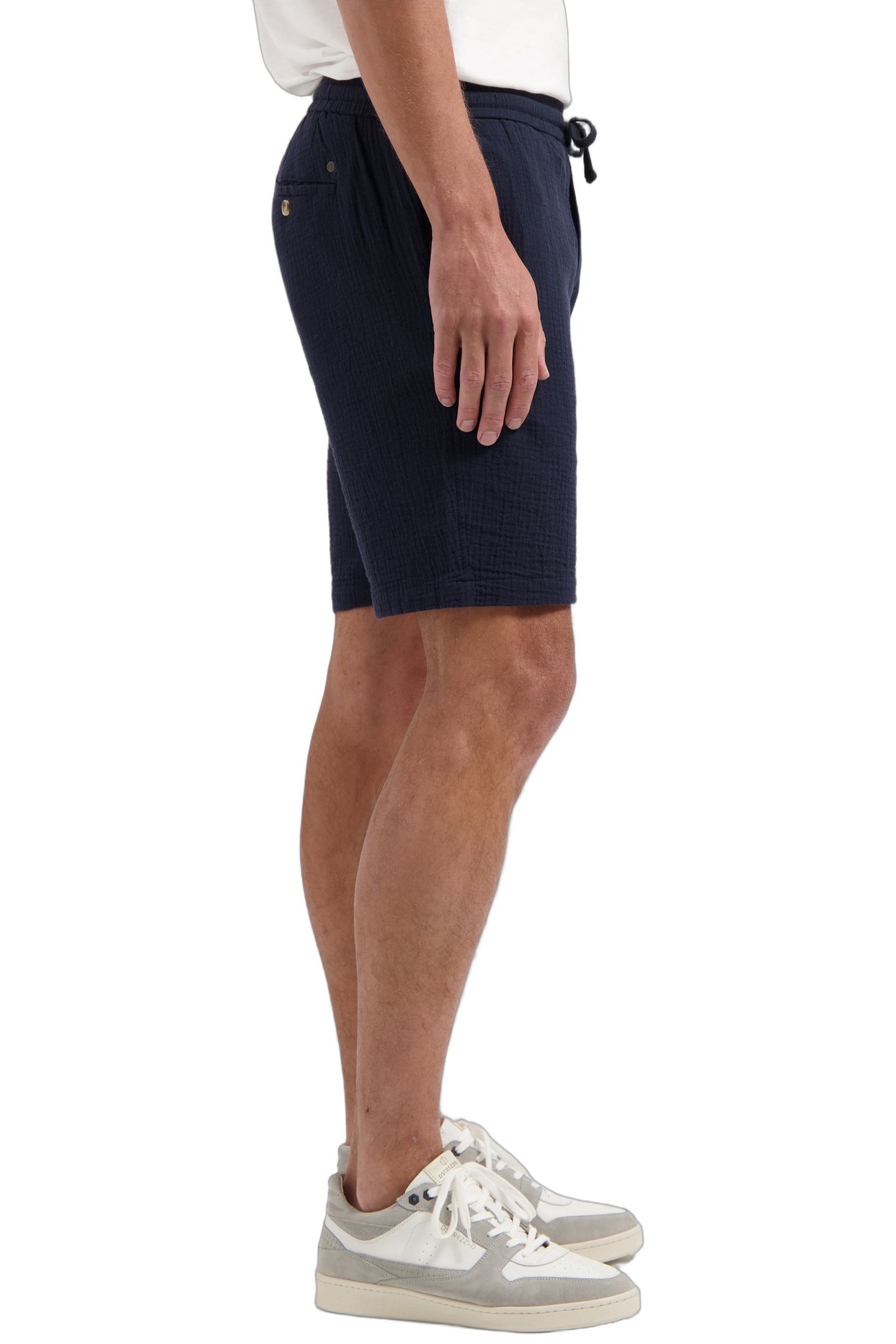 DS-LOGAN DBL WEAVE SHORTS DK. NAVY 5