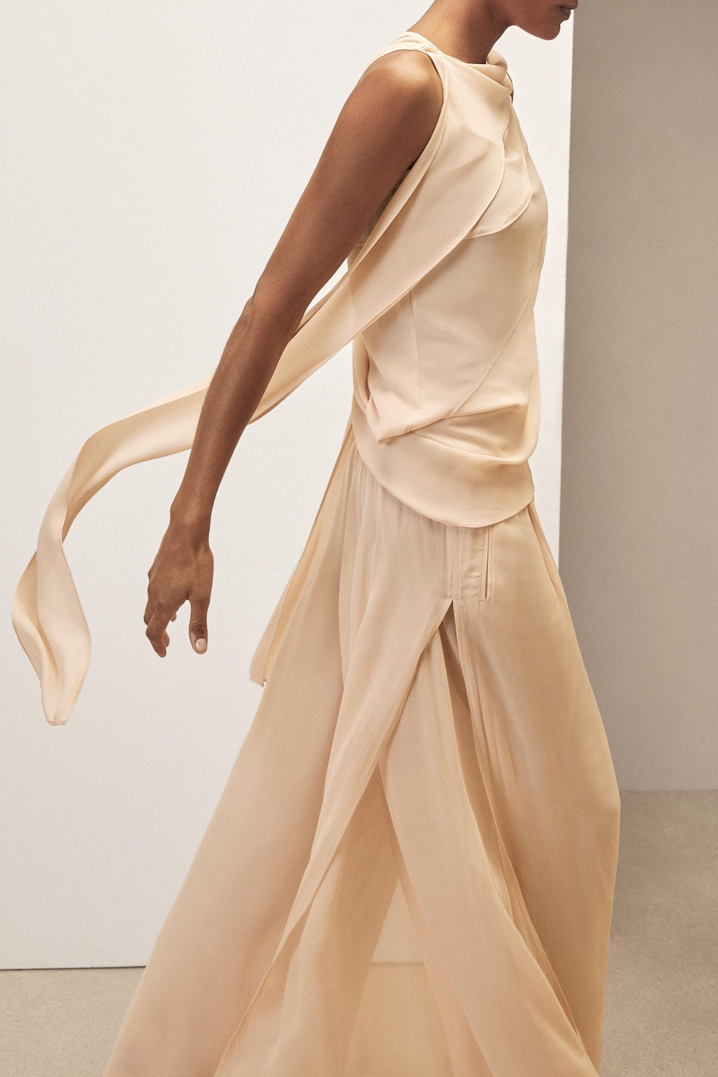 PANEL DETAIL SHELL TOP PALE PINK 4
