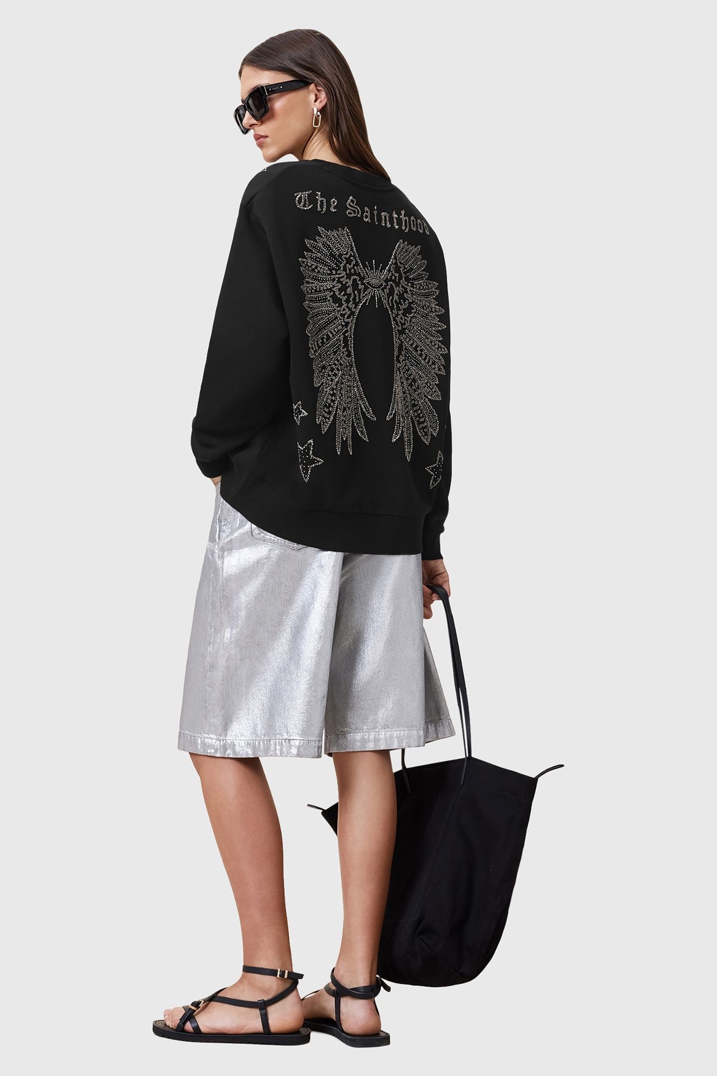 WINGS SEPARI SWEAT BLACK 4