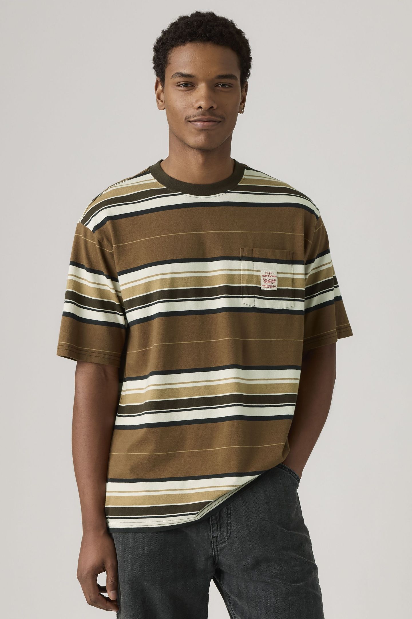 WORKWEAR TEE BROWN 1