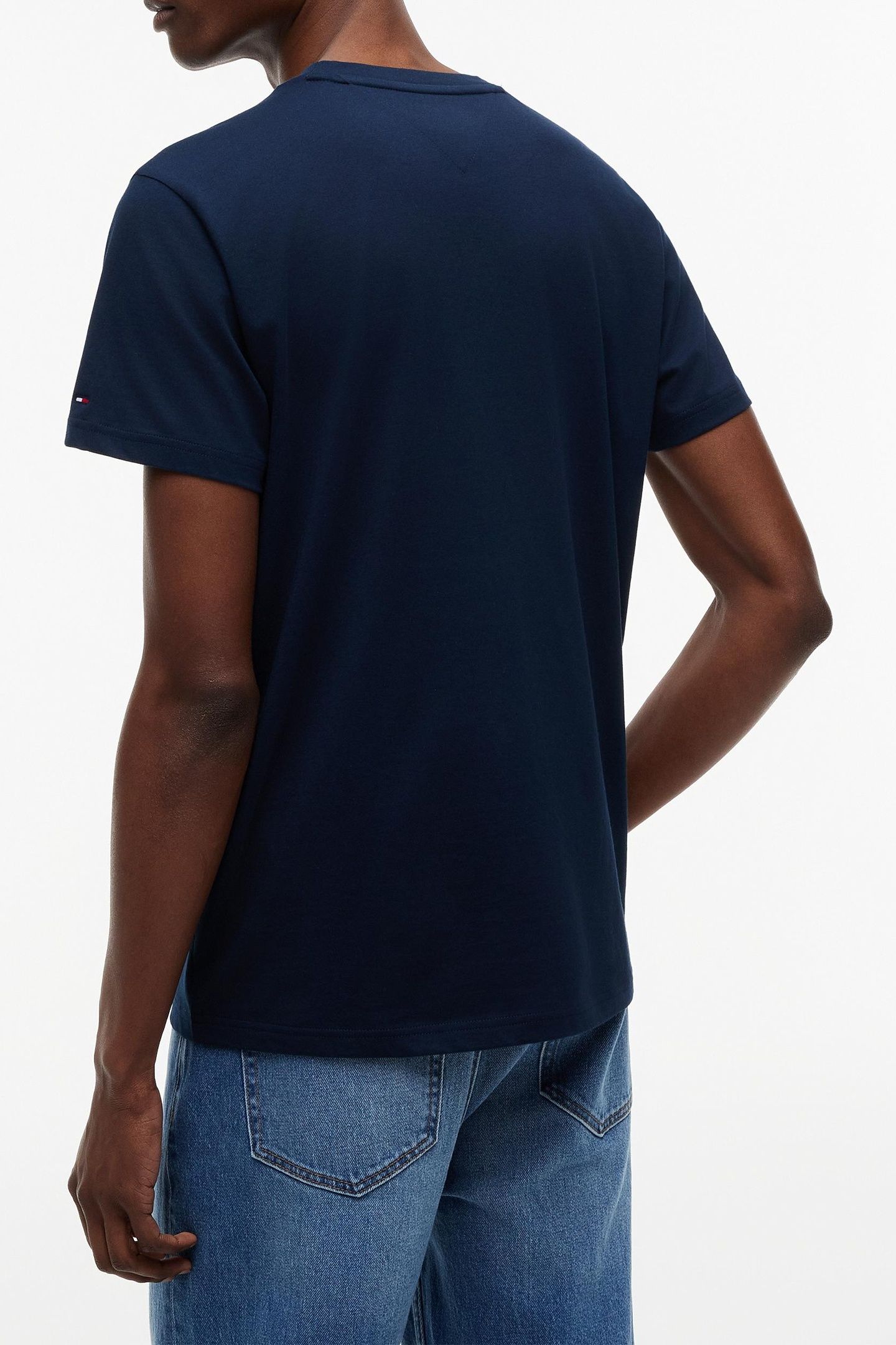 SLIM SIGN CHEST T-SHIRT DARK NIGHT NAVY 3