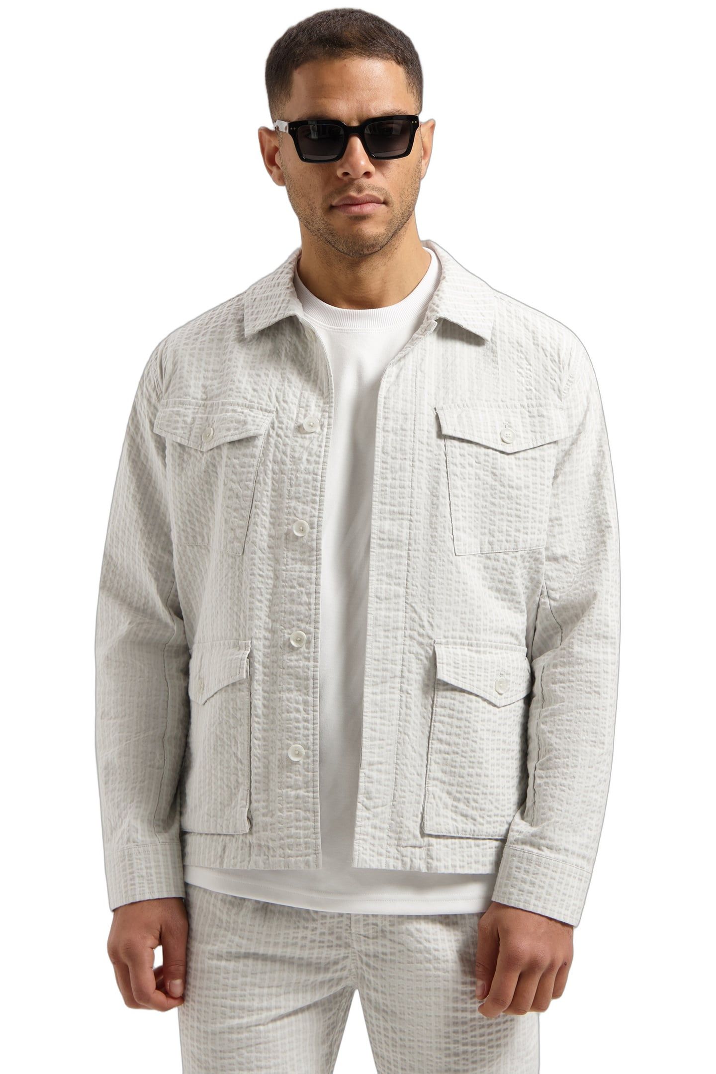 DS-ALCIE SAFARI JACKET SILVER BIRCH 1