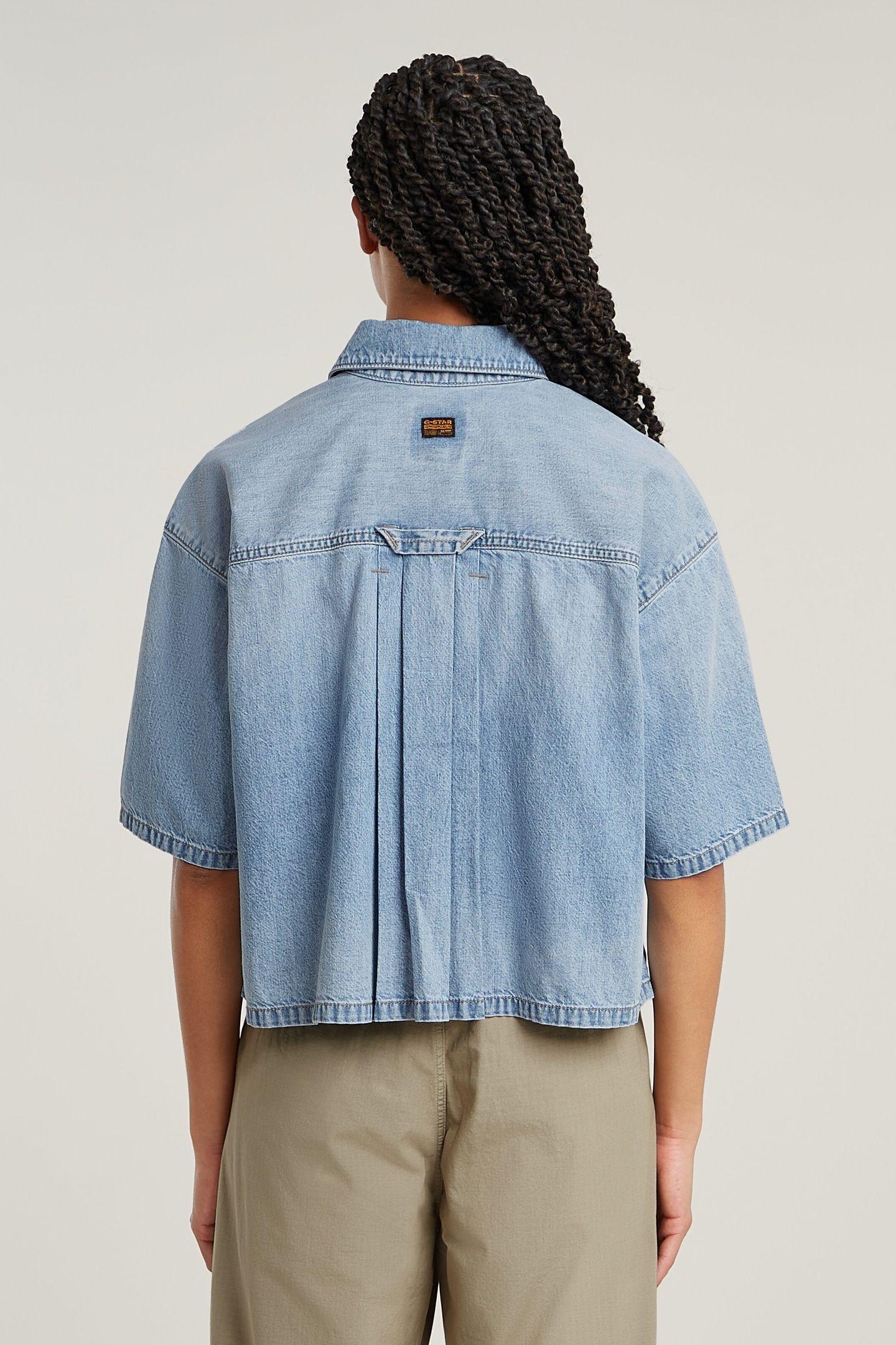 REMIX SHIRT S/S SUN FADED BLUE MIST 3