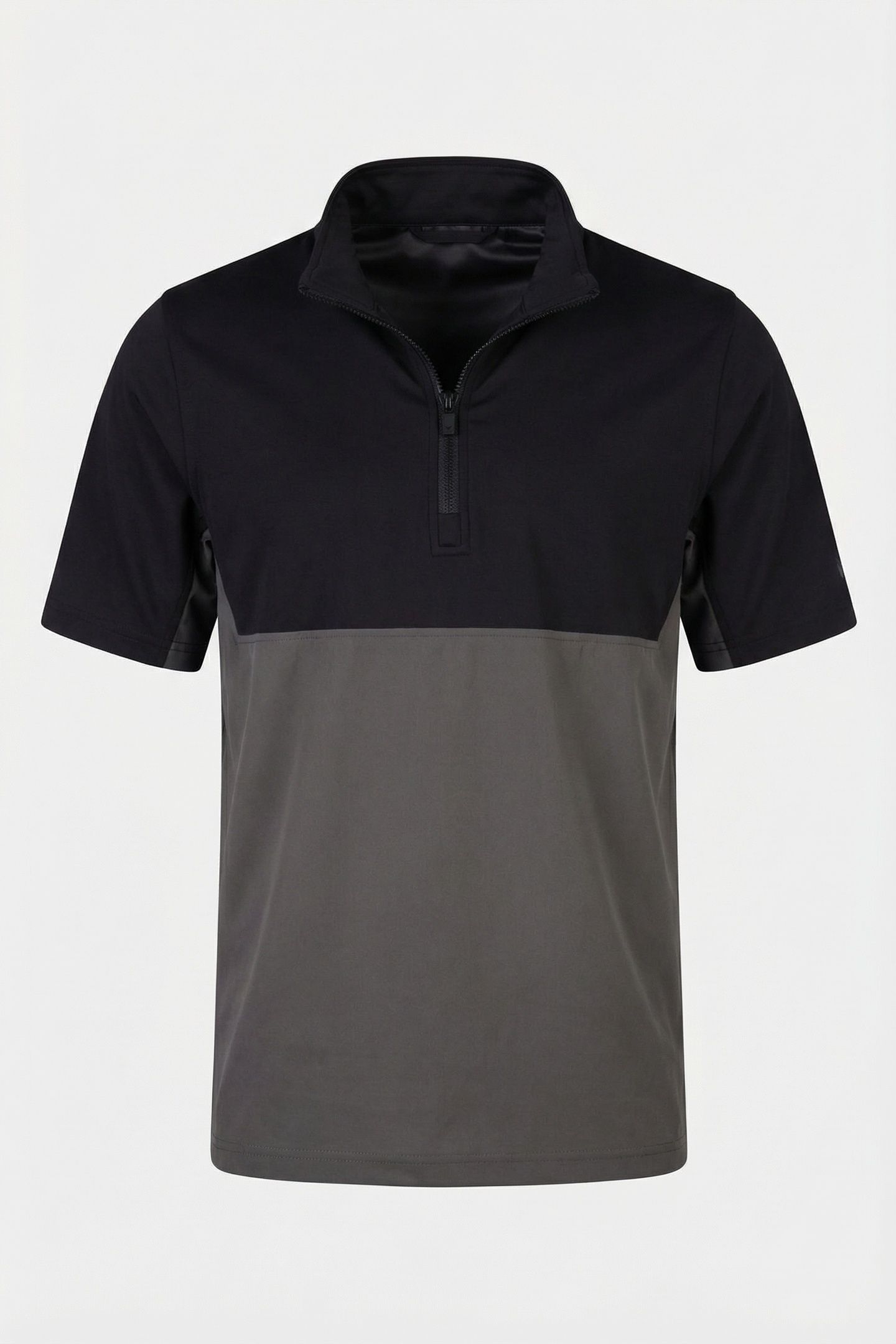GOLF WINDJAMMER SHIRT JET BLACK/GRANITE 4