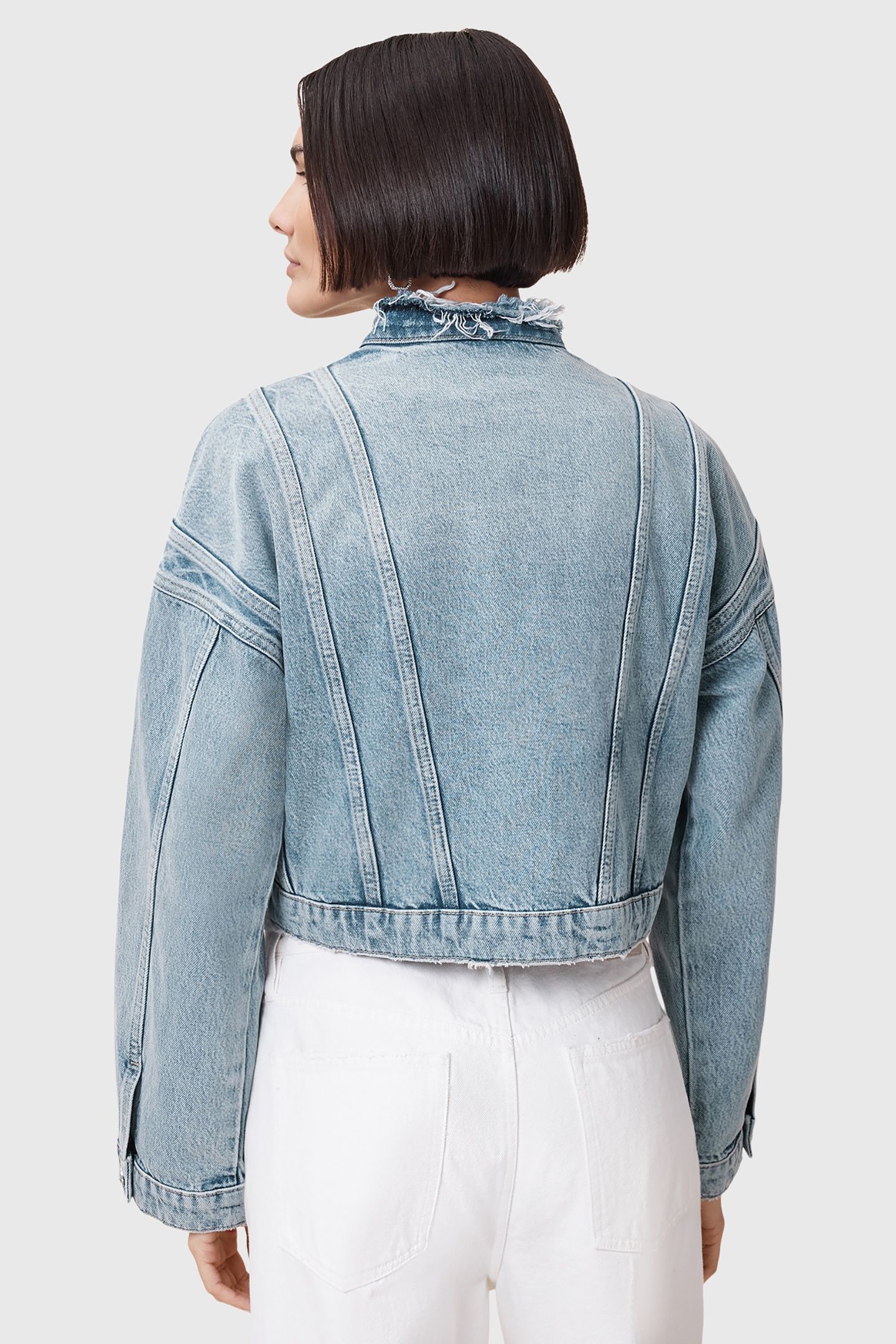 SONNY CROP JACKET LIGHT INDIGO 5