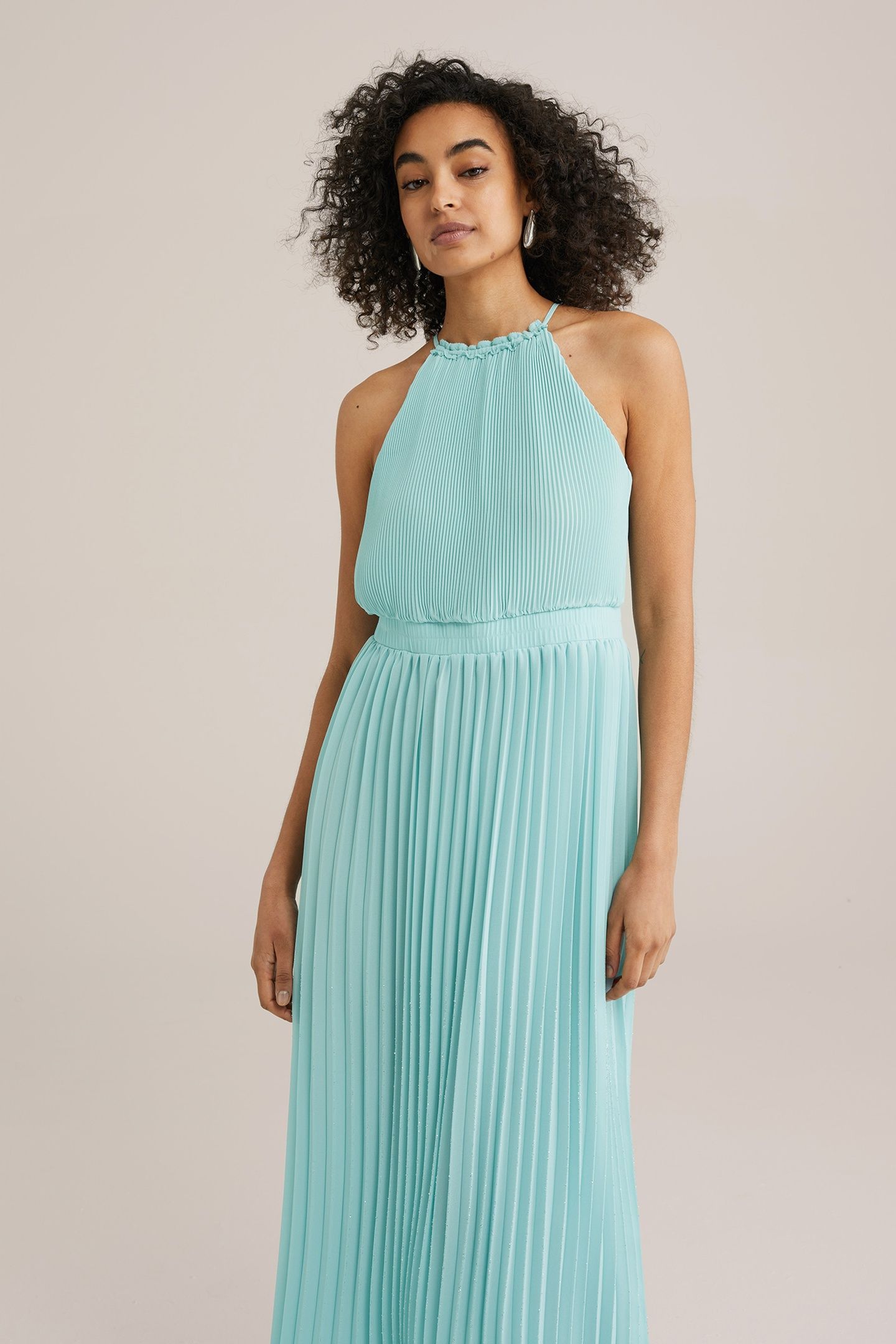 DRESS MAXI LENGTH LIGHT BLUE 1