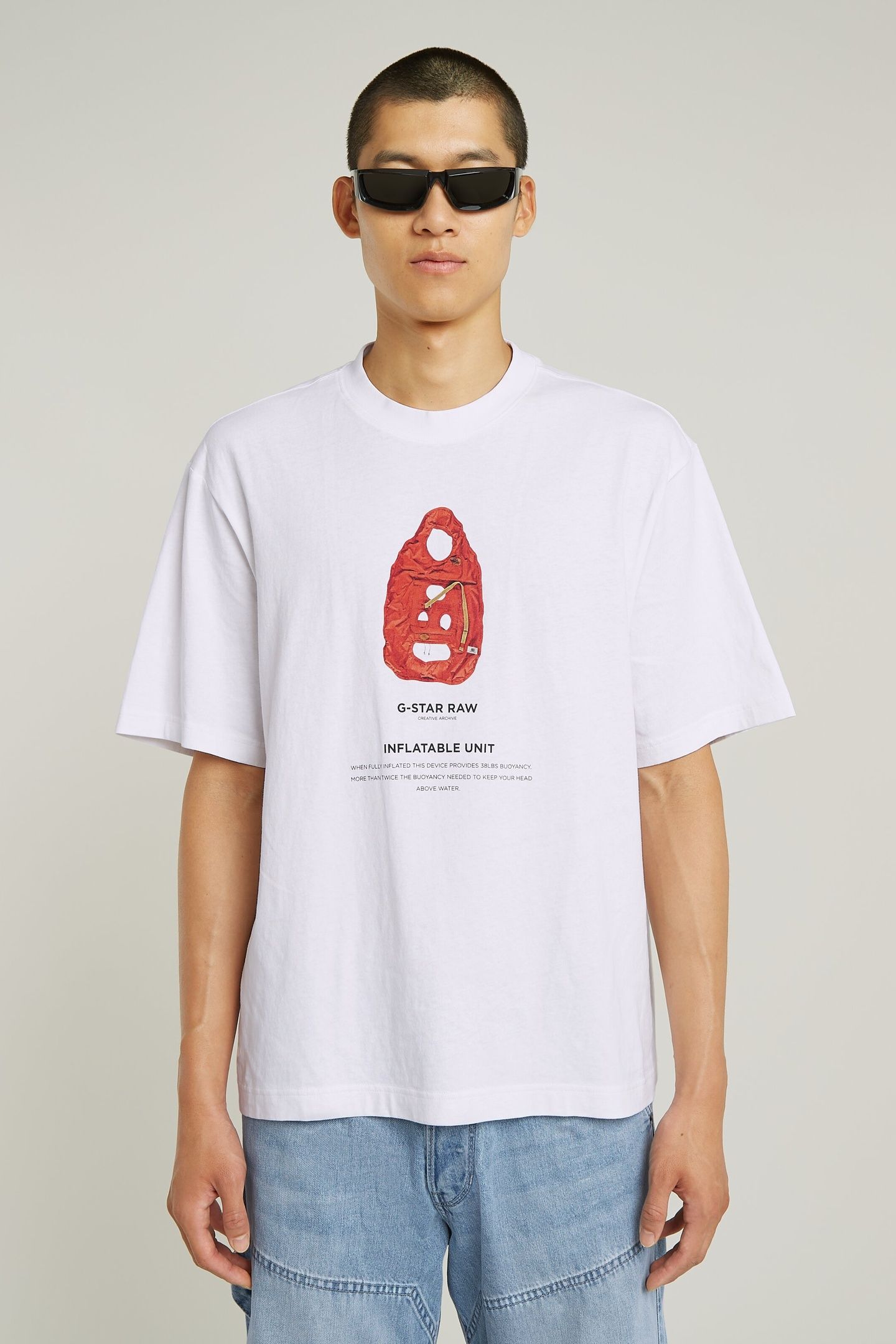 ARCHIVE PRINT BOXY R T WHITE INFLATABLE UNIT 2