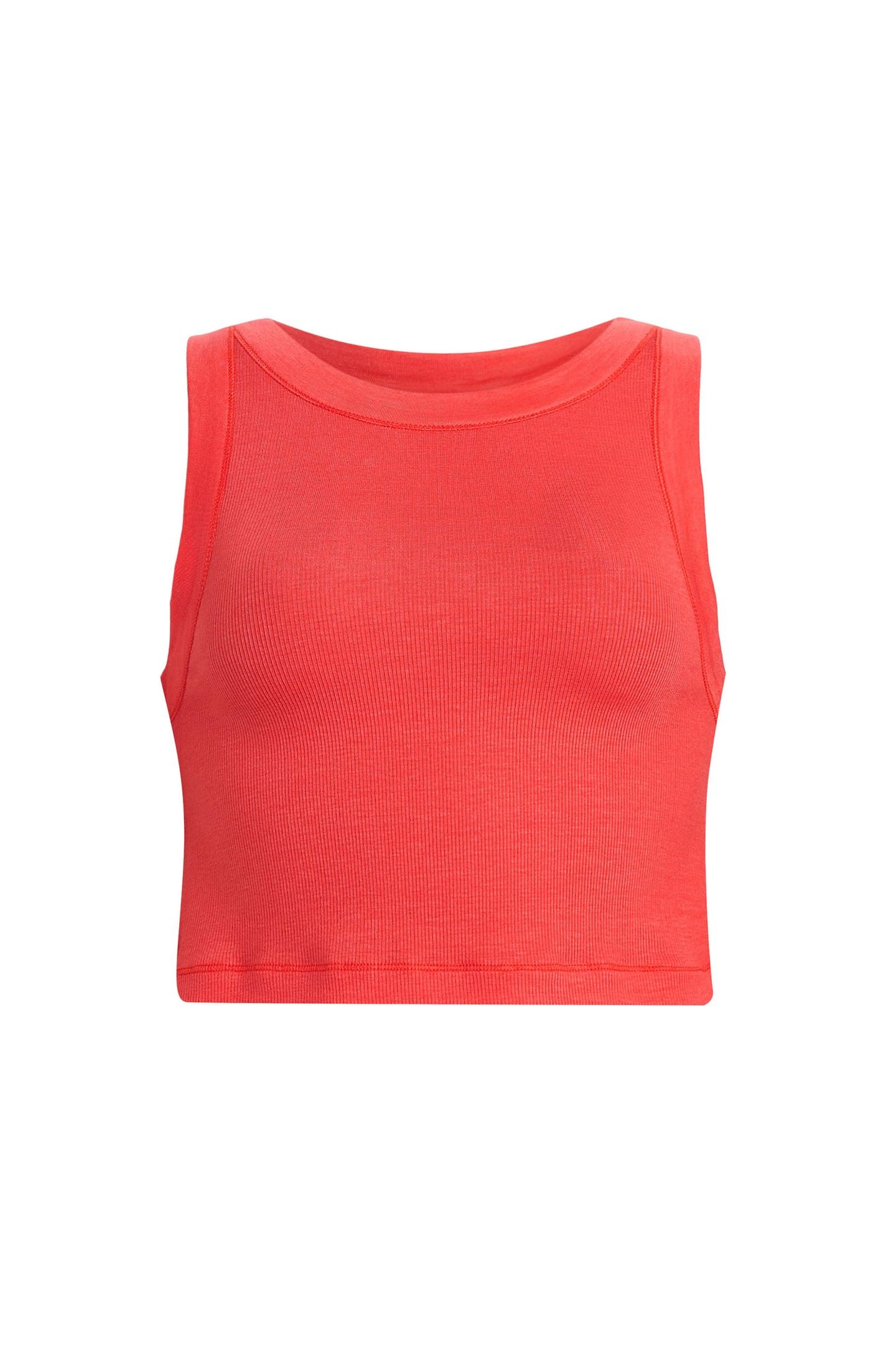 RINA CROPPED TANK POPPY PINK 4