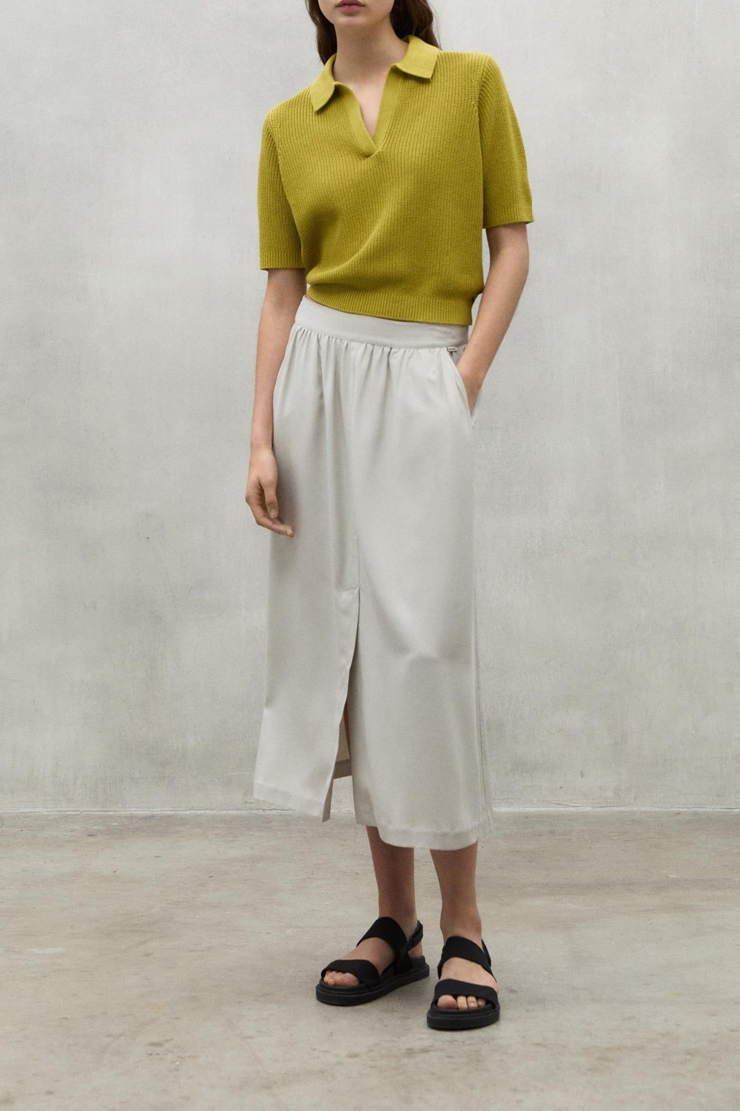 YOKOALF SKIRT WASHED STONE 1