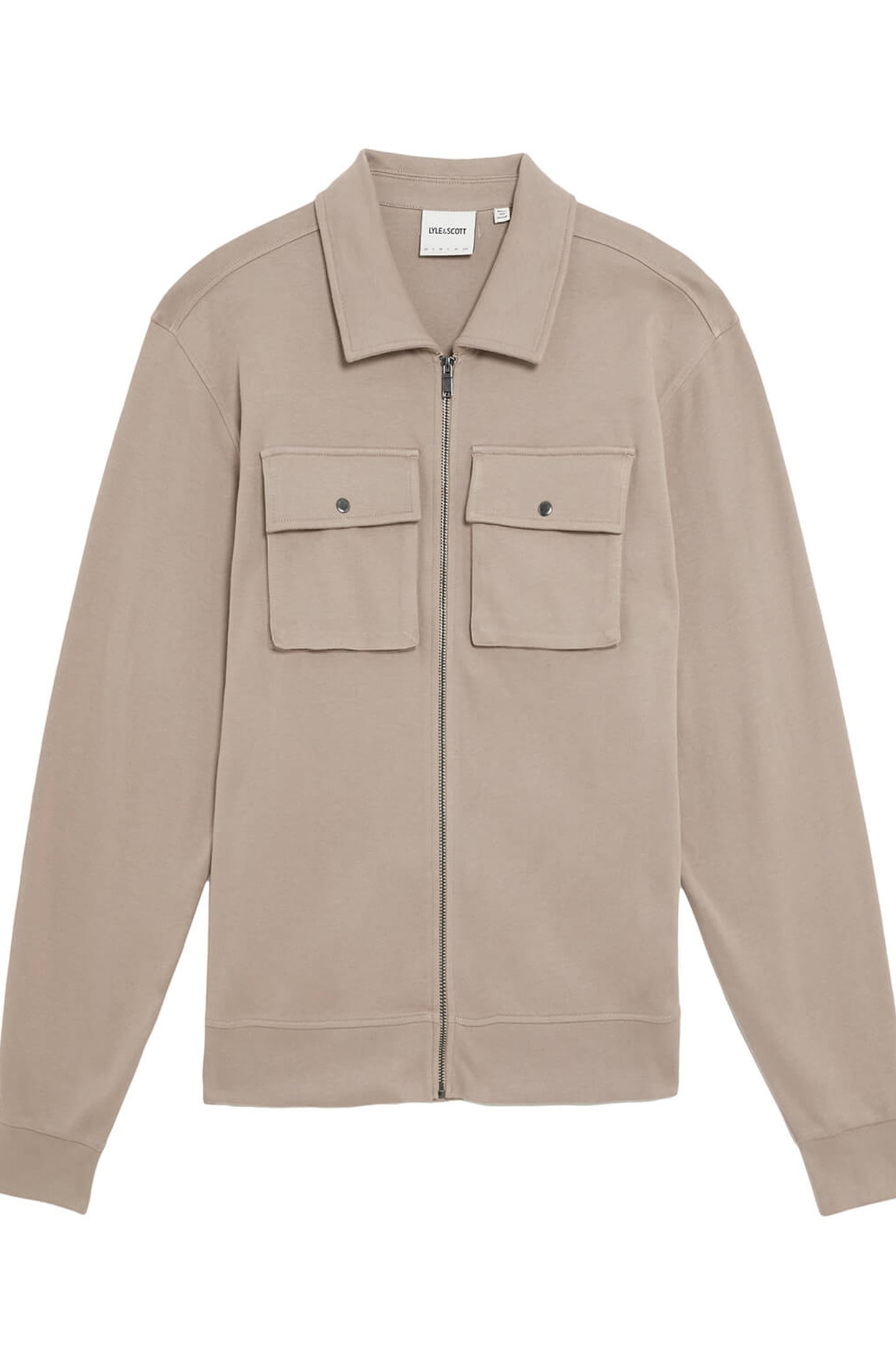 INTERLOCK JERSEY OVERSHIRT COBBLESTONE 4