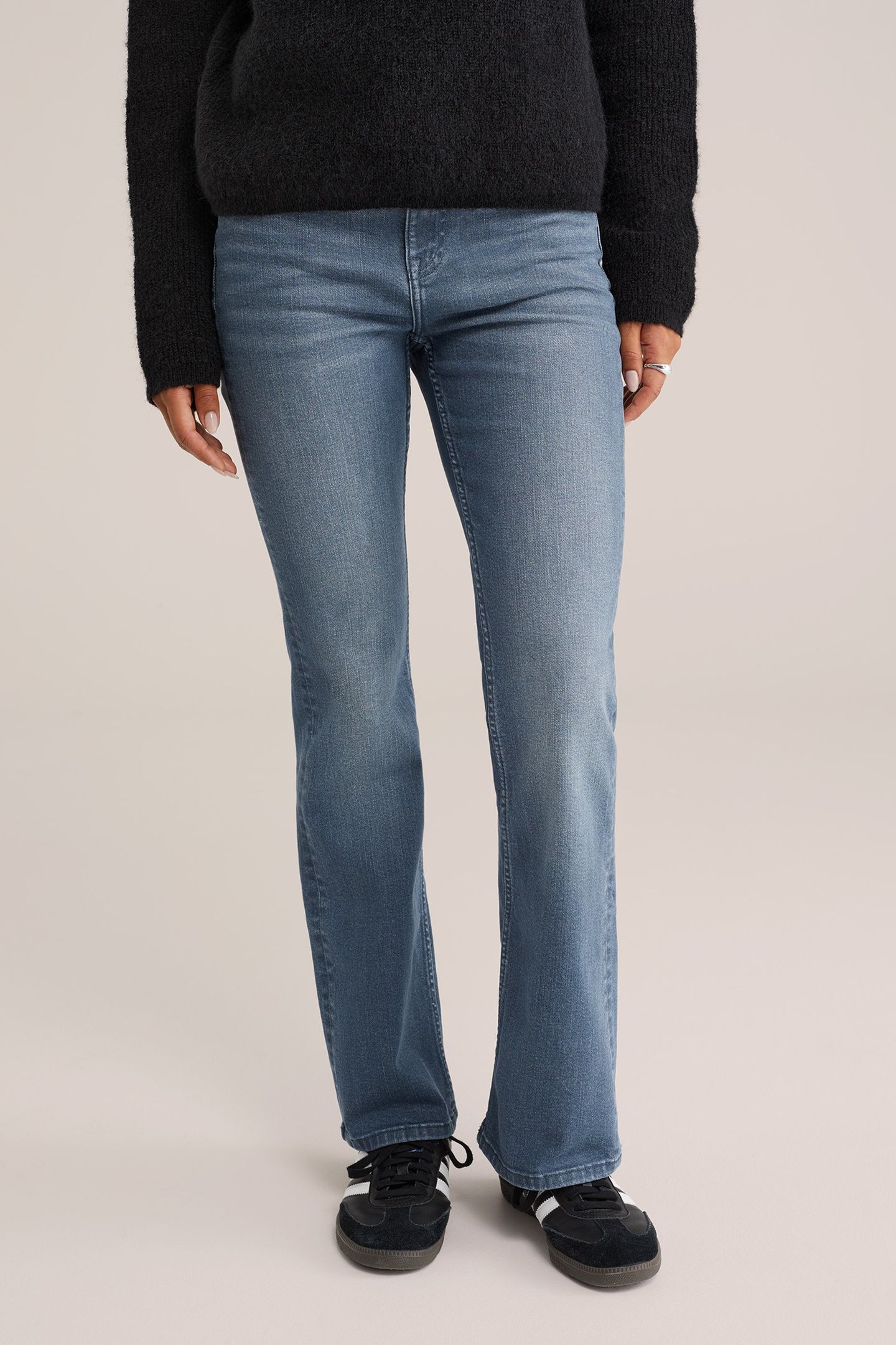 5-POCKET MID WAIST GREY 1