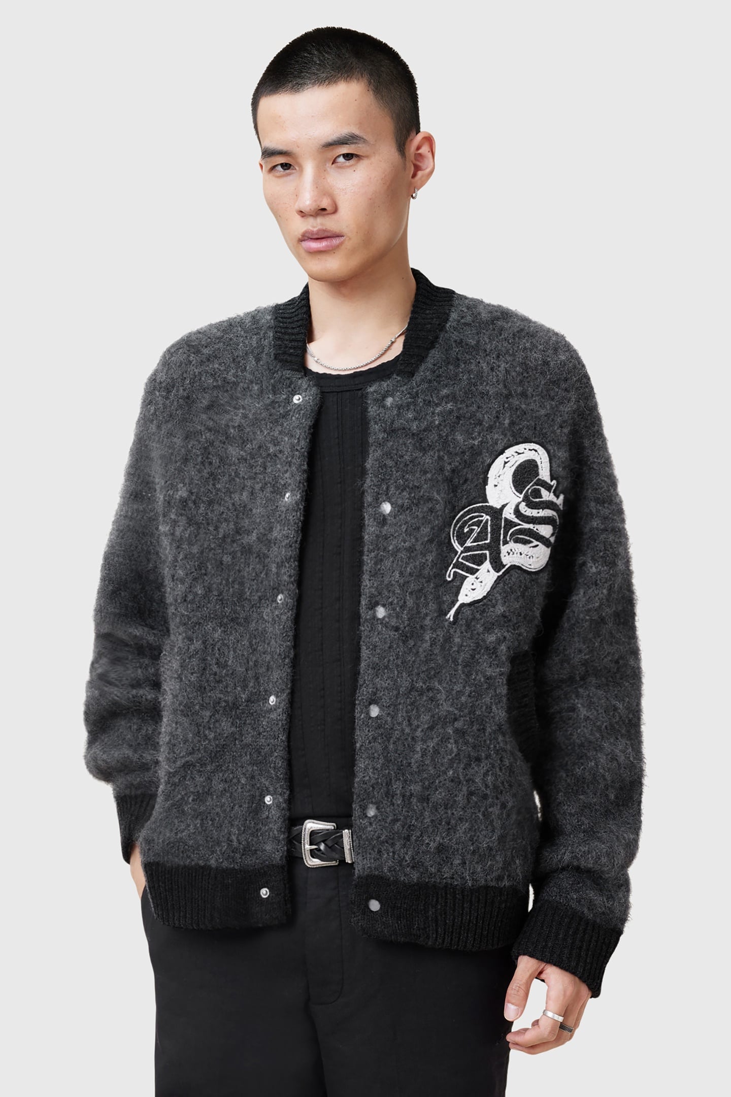JACKSON CARDIGAN CHARCOAL GREY 4