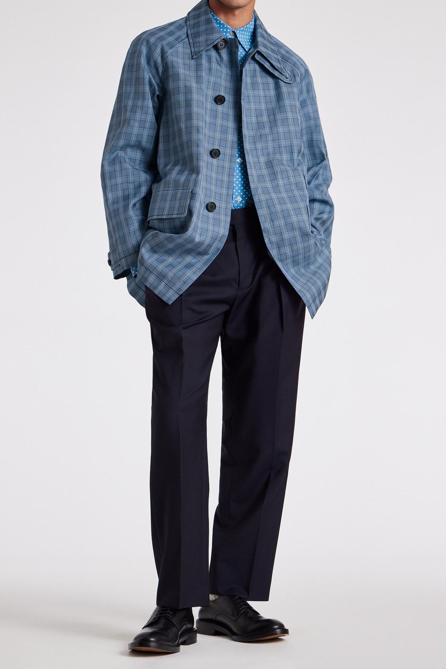 S/C SLIM FIT SHIRT LIGHT BLUE 2