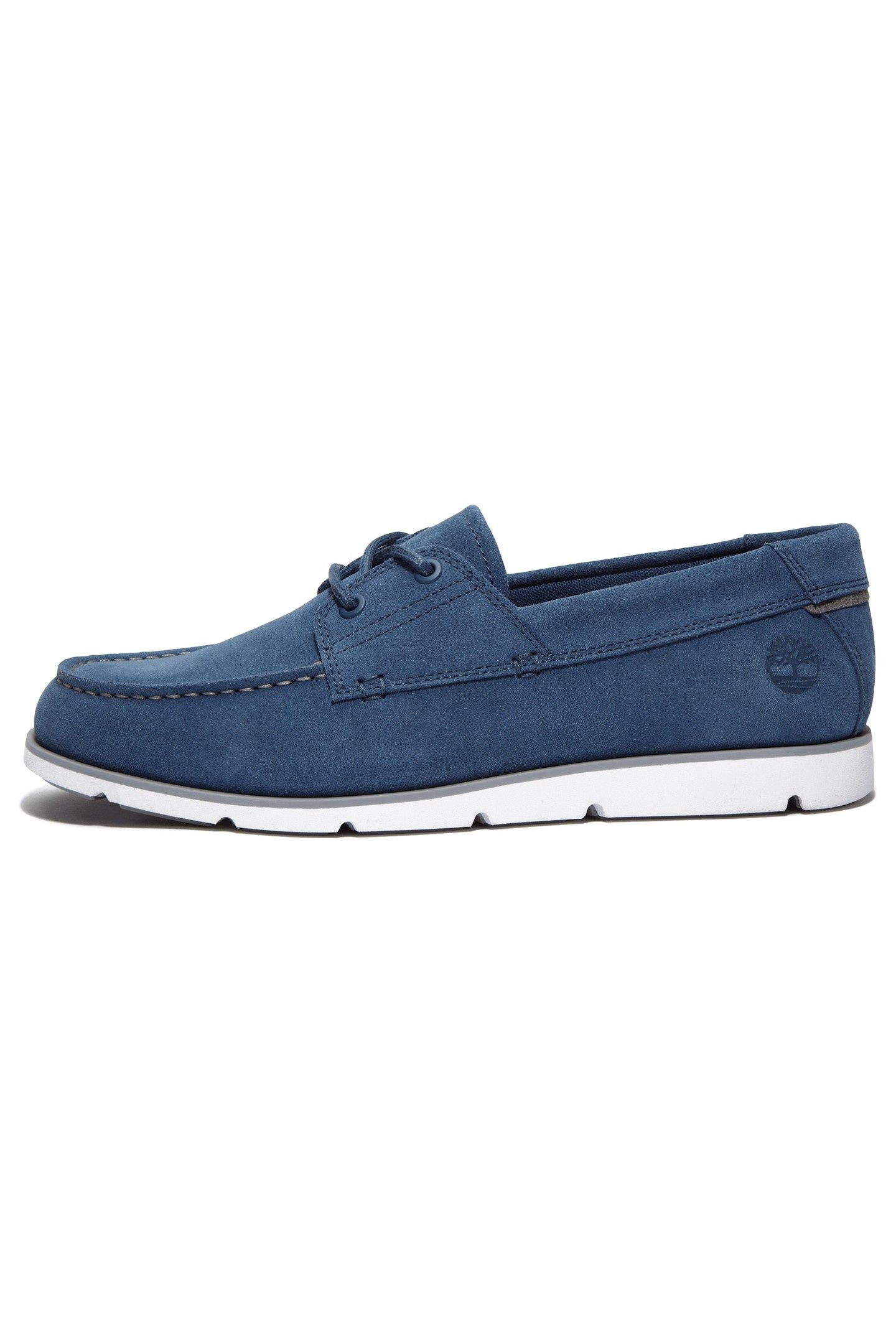 GRAFTON BAY LACE UP SHOE DARK BLUE SUEDE 6