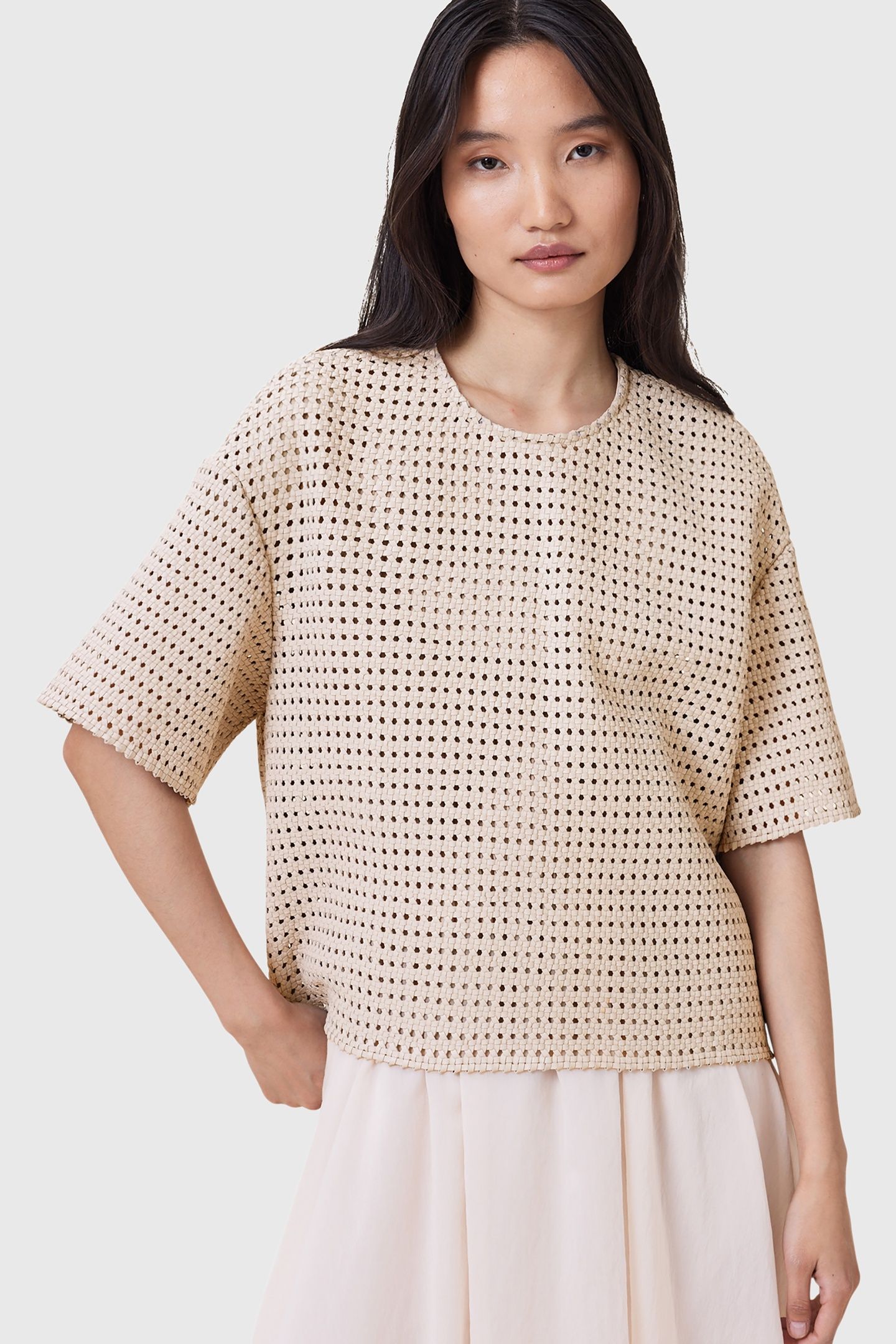 NESSA LEA TEE OFF WHITE 2