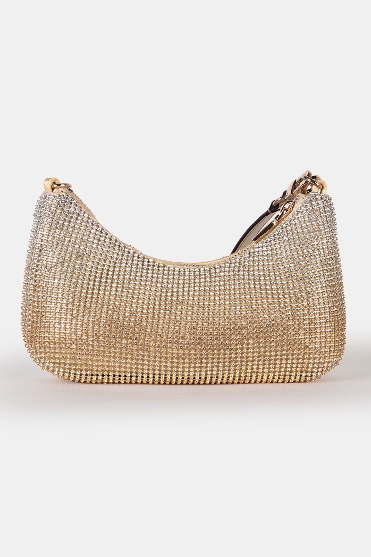 MARCIANO BY GUESS ZALINA MINI TOP ZIP SHLDR BAG GOLD 3