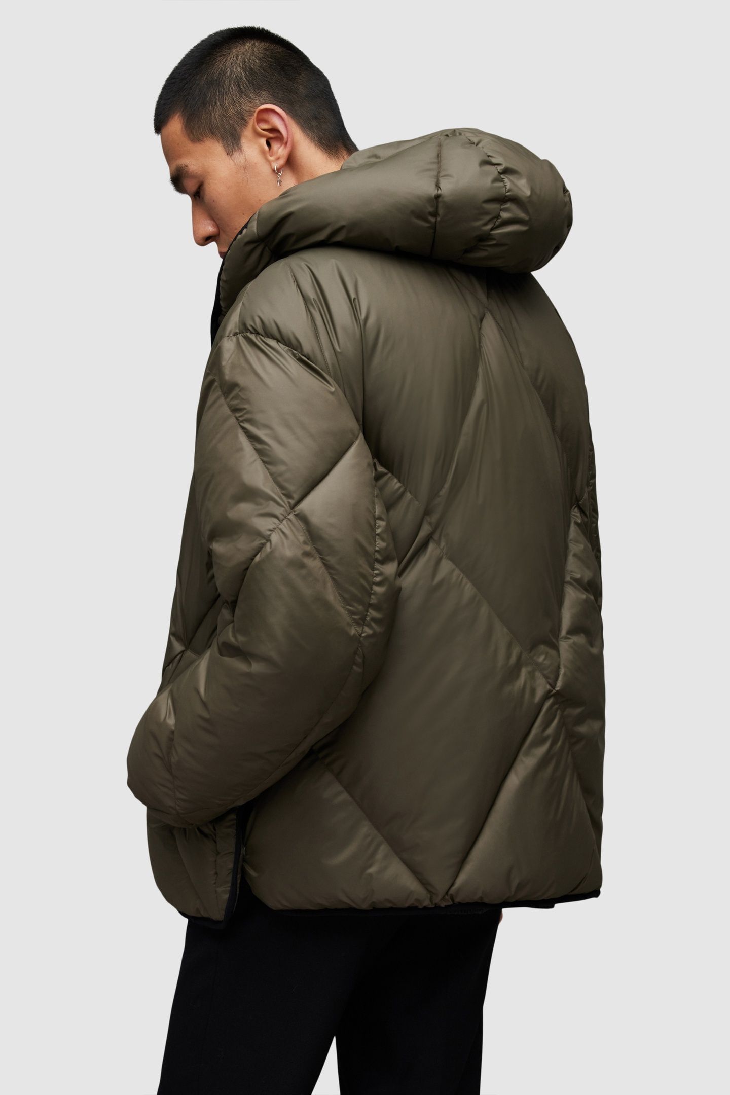 PEGASIS PUFFER COAT KHAKI/MARSH OLIVE 2