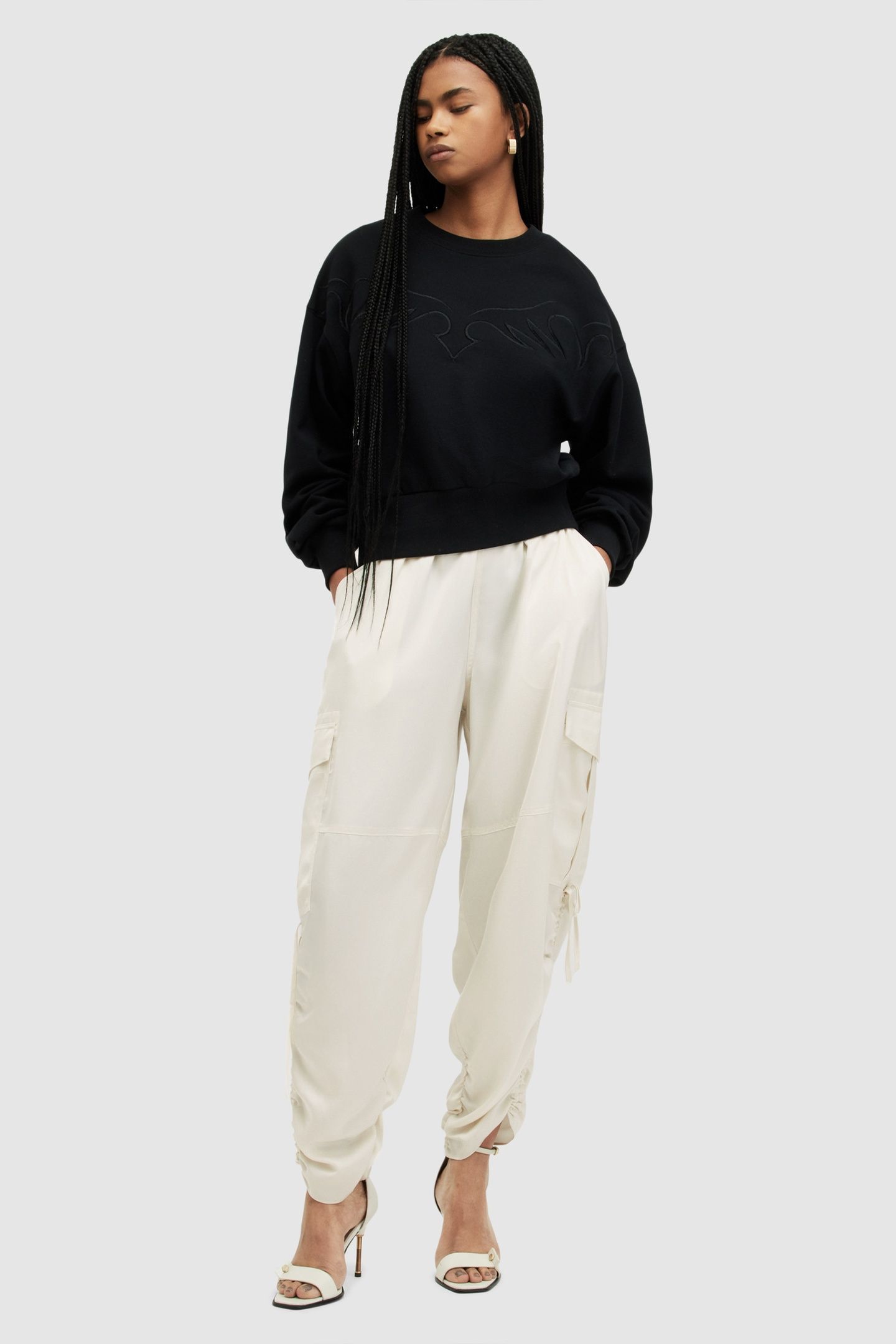 KAYE TROUSER BEIGE WHITE 2
