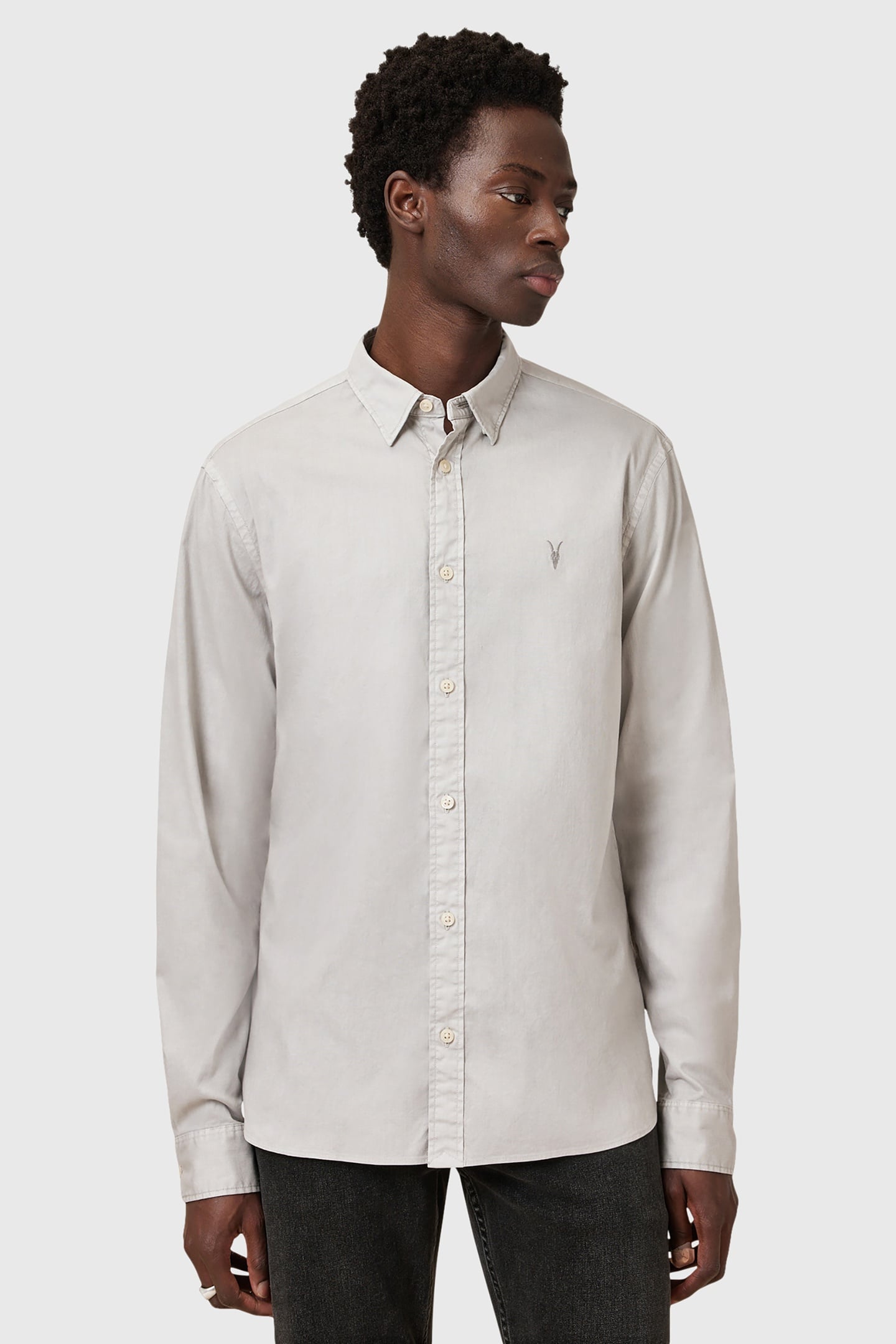 HAWTHORNE LS SHIRT CLOUDY GREY 1