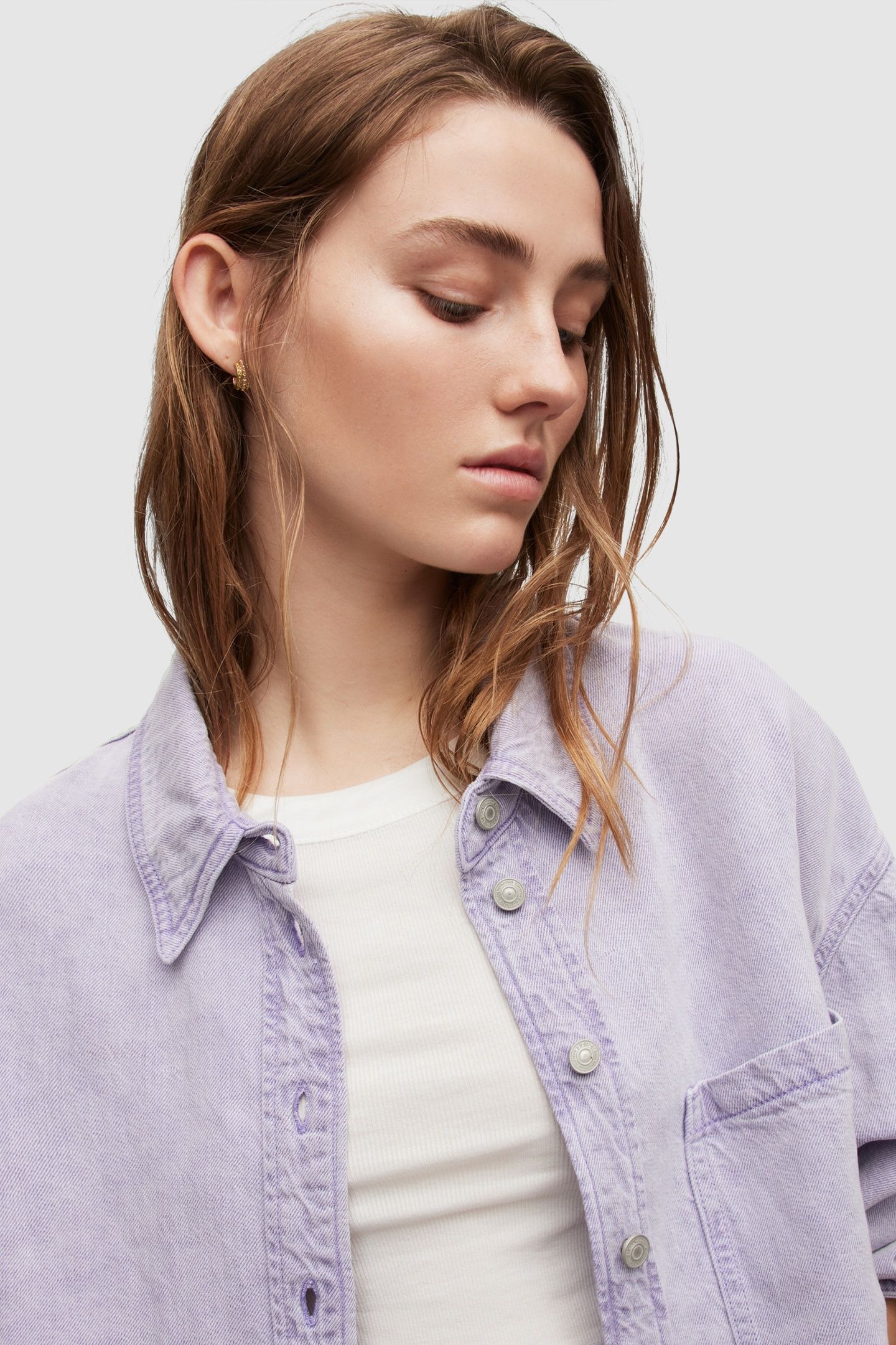 NICOLA DENIM SHACKET WASHED PURPLE 8