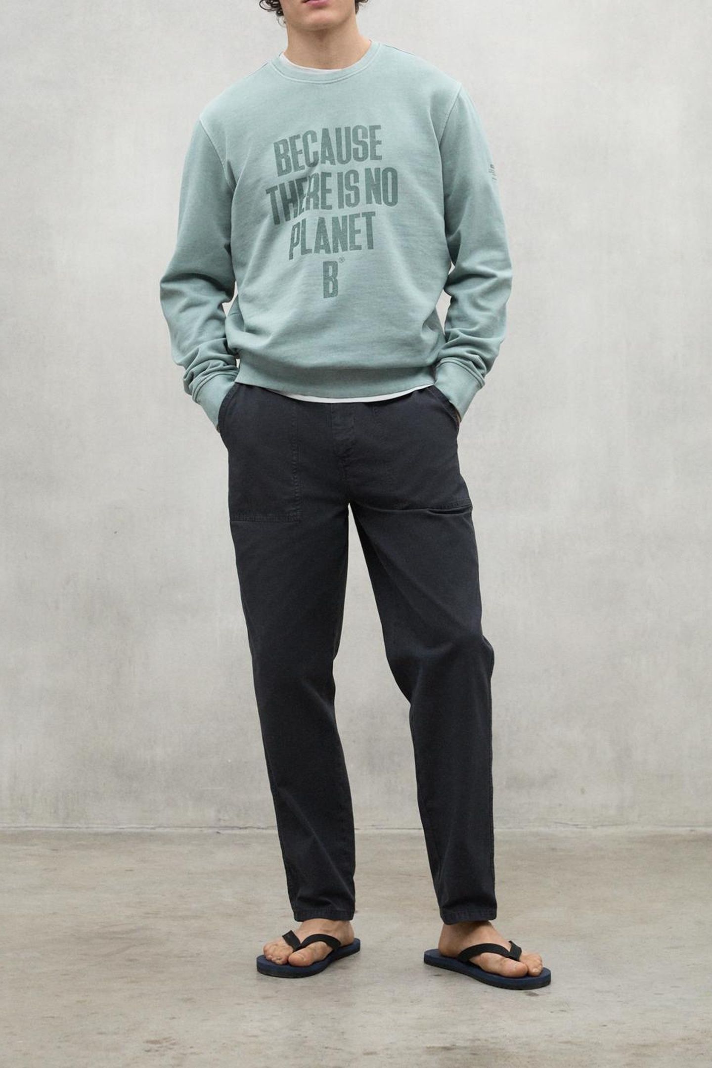 BARDERAALF SWEATSHIRT WASHED GREEN 2