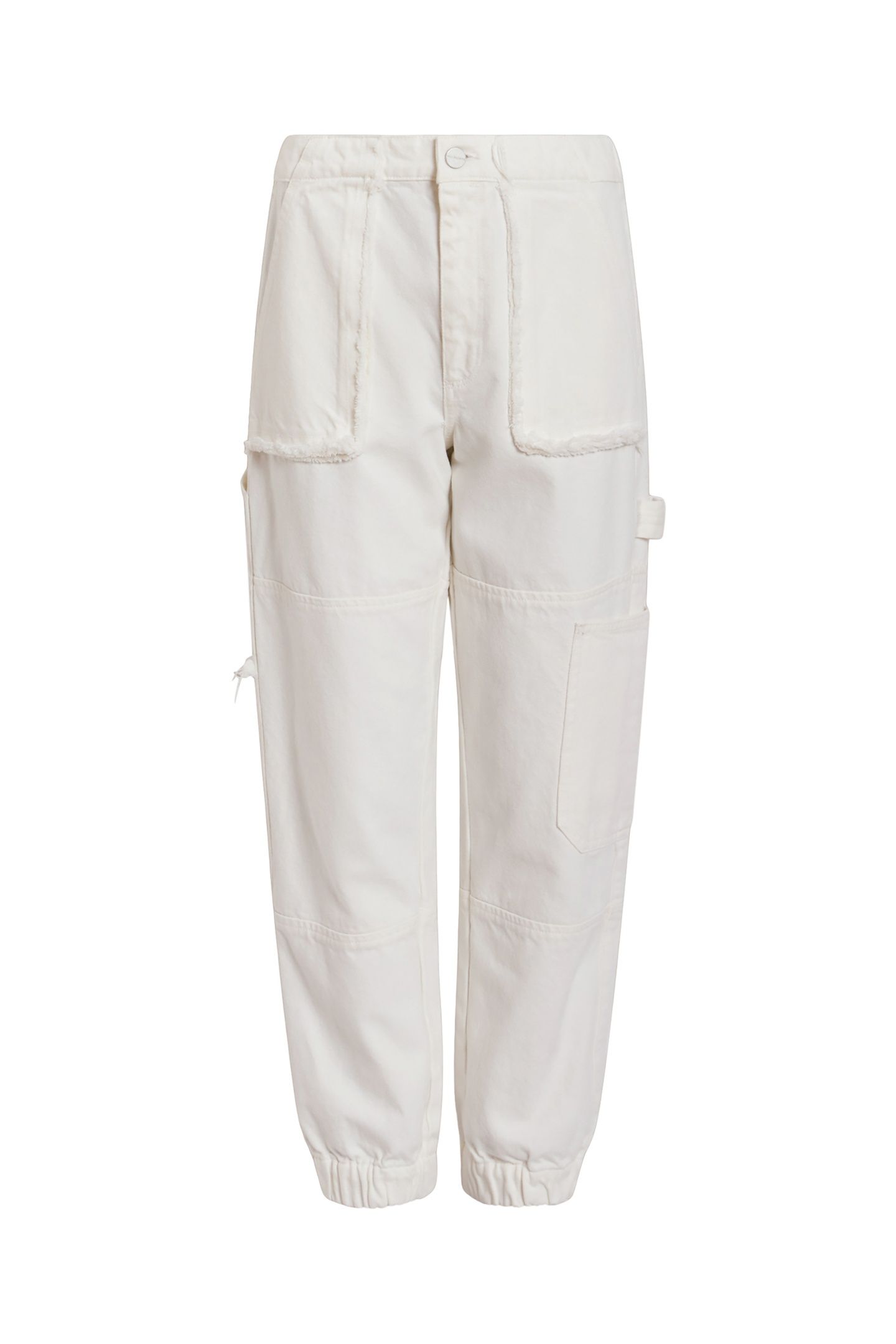 MILA FRAY TROUSER OFF WHITE 5