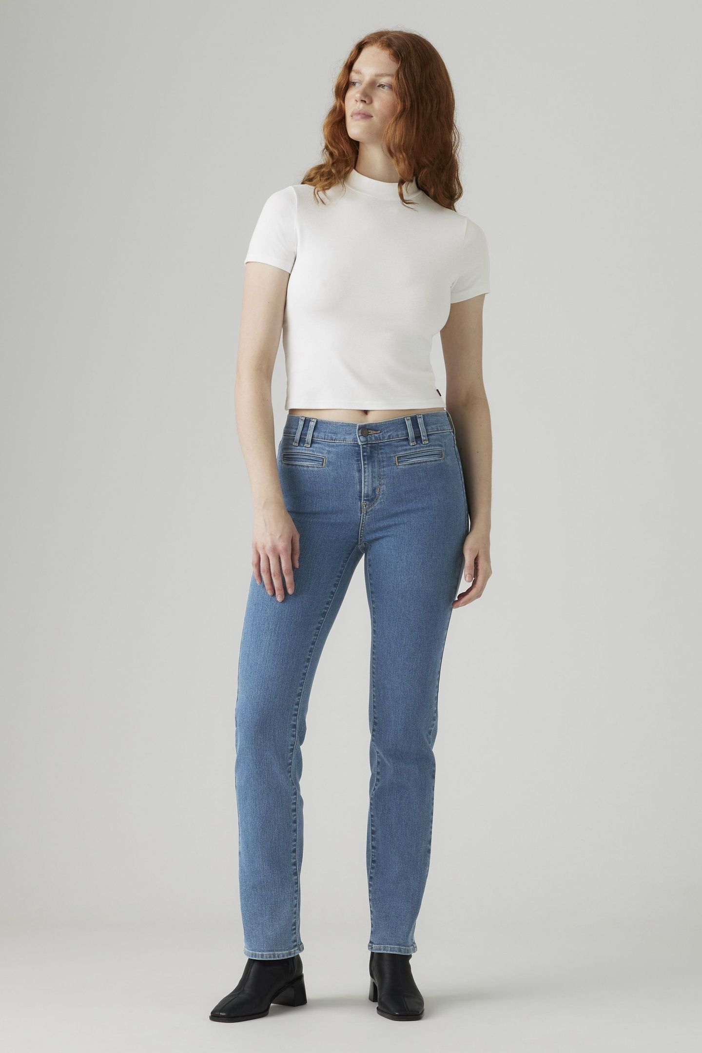 314™ SHAPING TAILORED STRAIGHT JEANS BLUE 1