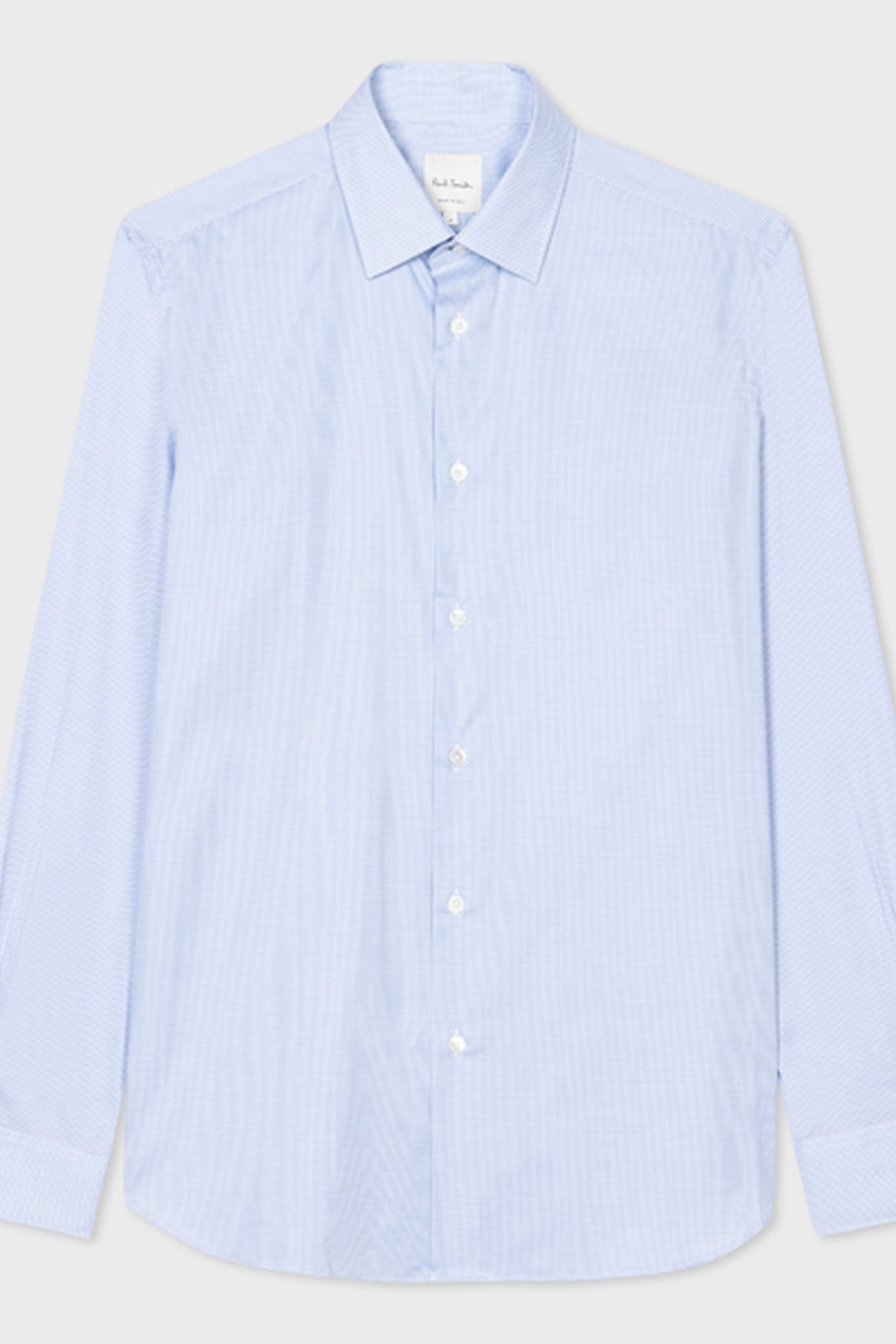 S/C TAILORED FIT SHIRT BLUE 6