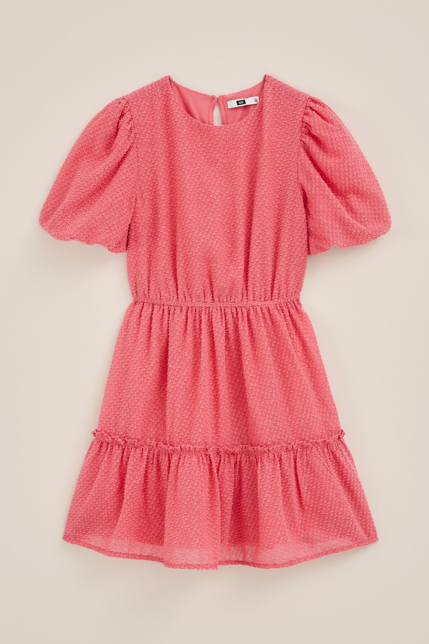 DRESS MID LENGTH CORAL PINK 3