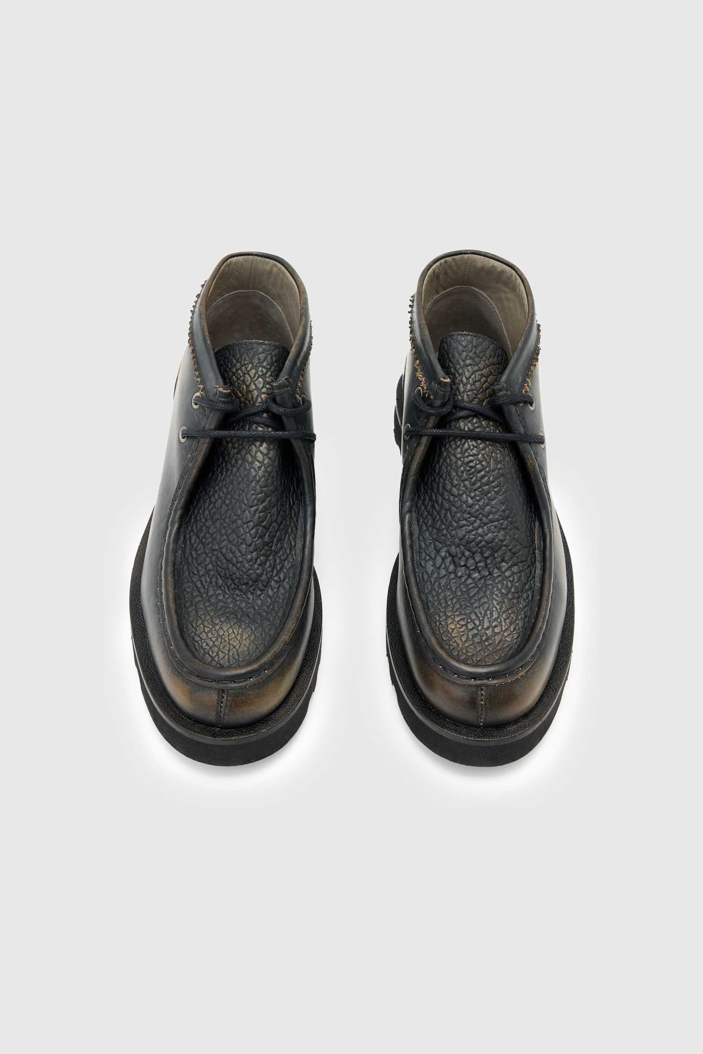 SKIFF BOOT BLACK/BROWN 3