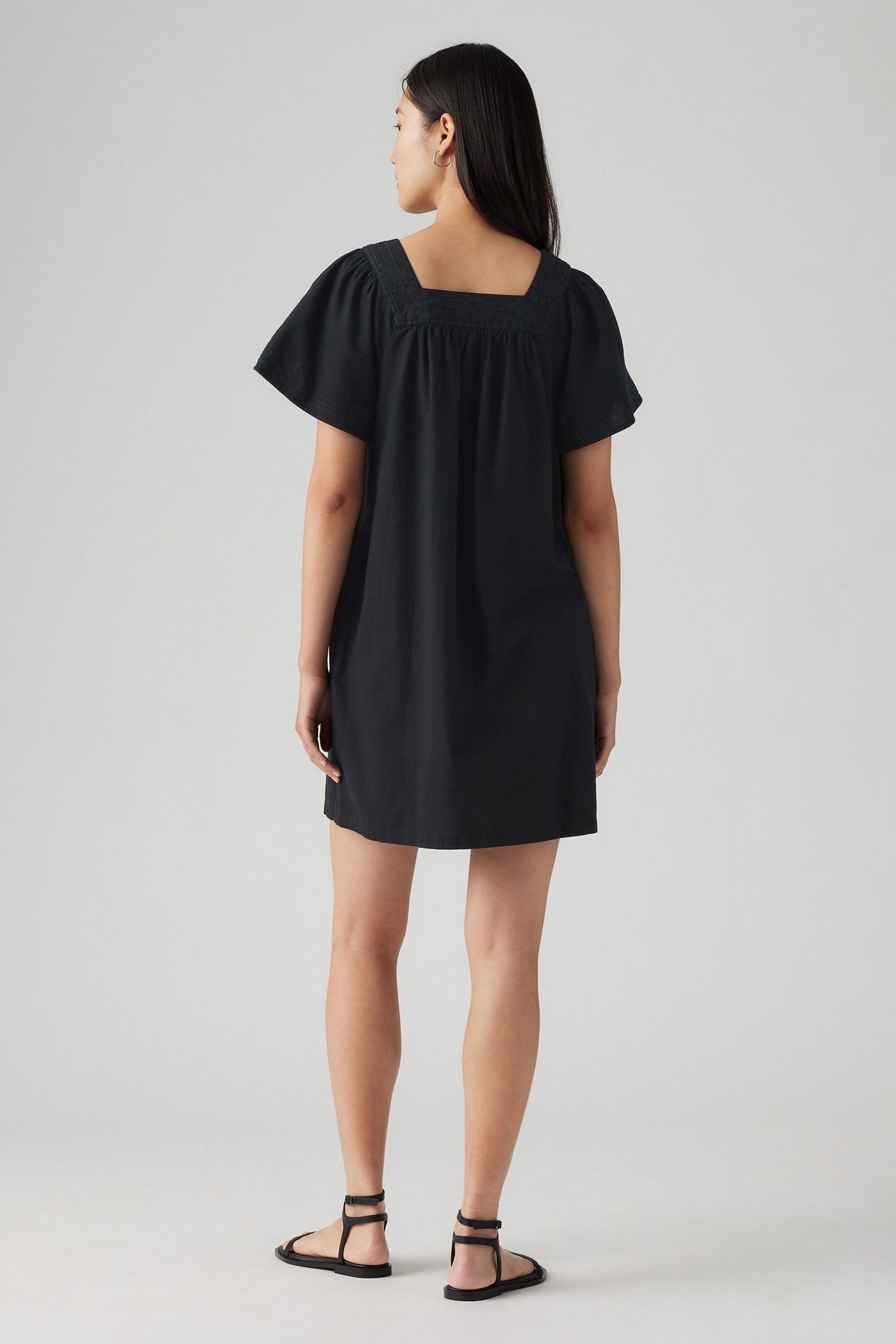 AMBRE BABYDOLL DRESS BLACK 2