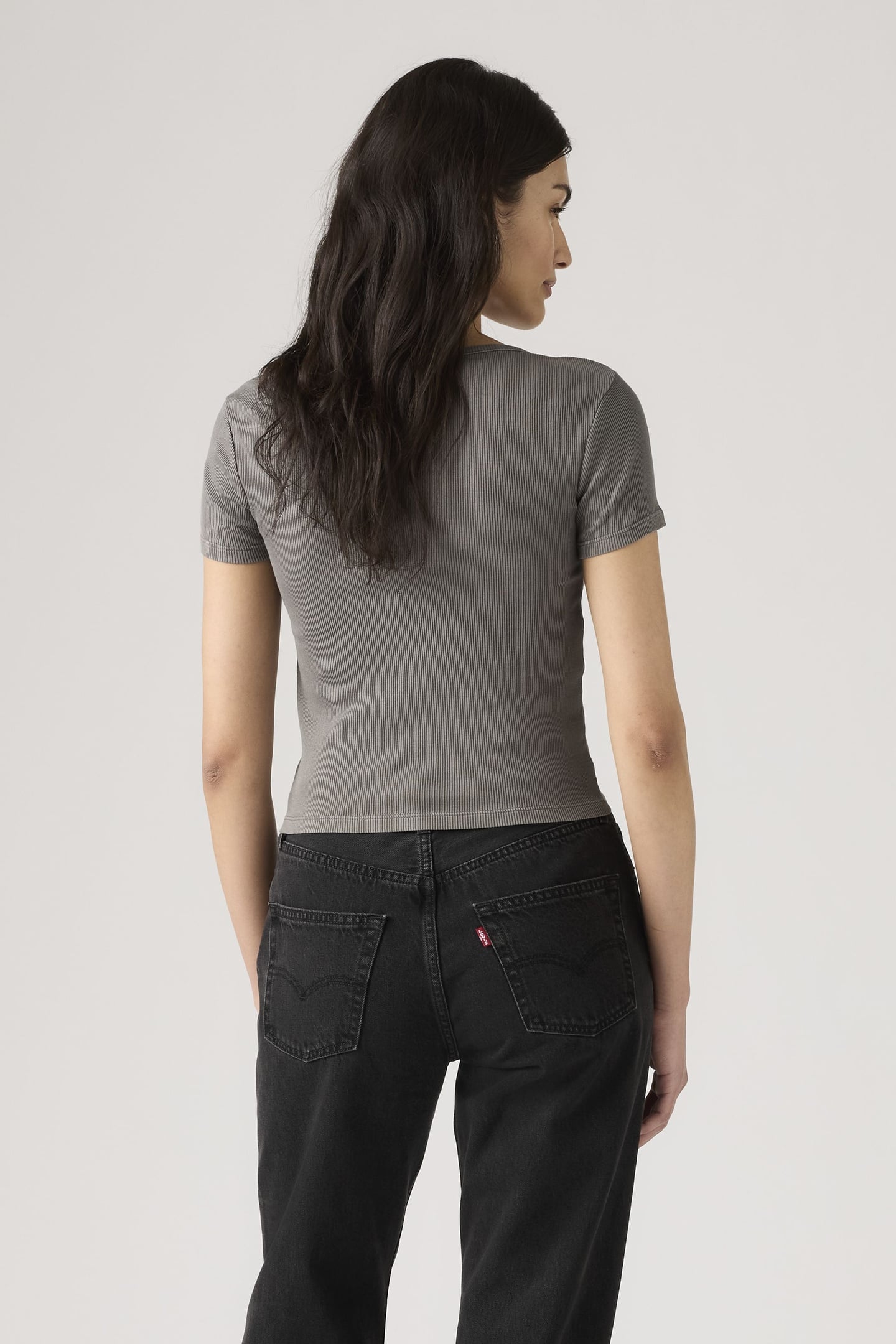 ESSENTIAL SQUARE NECK TEE BLACK 4