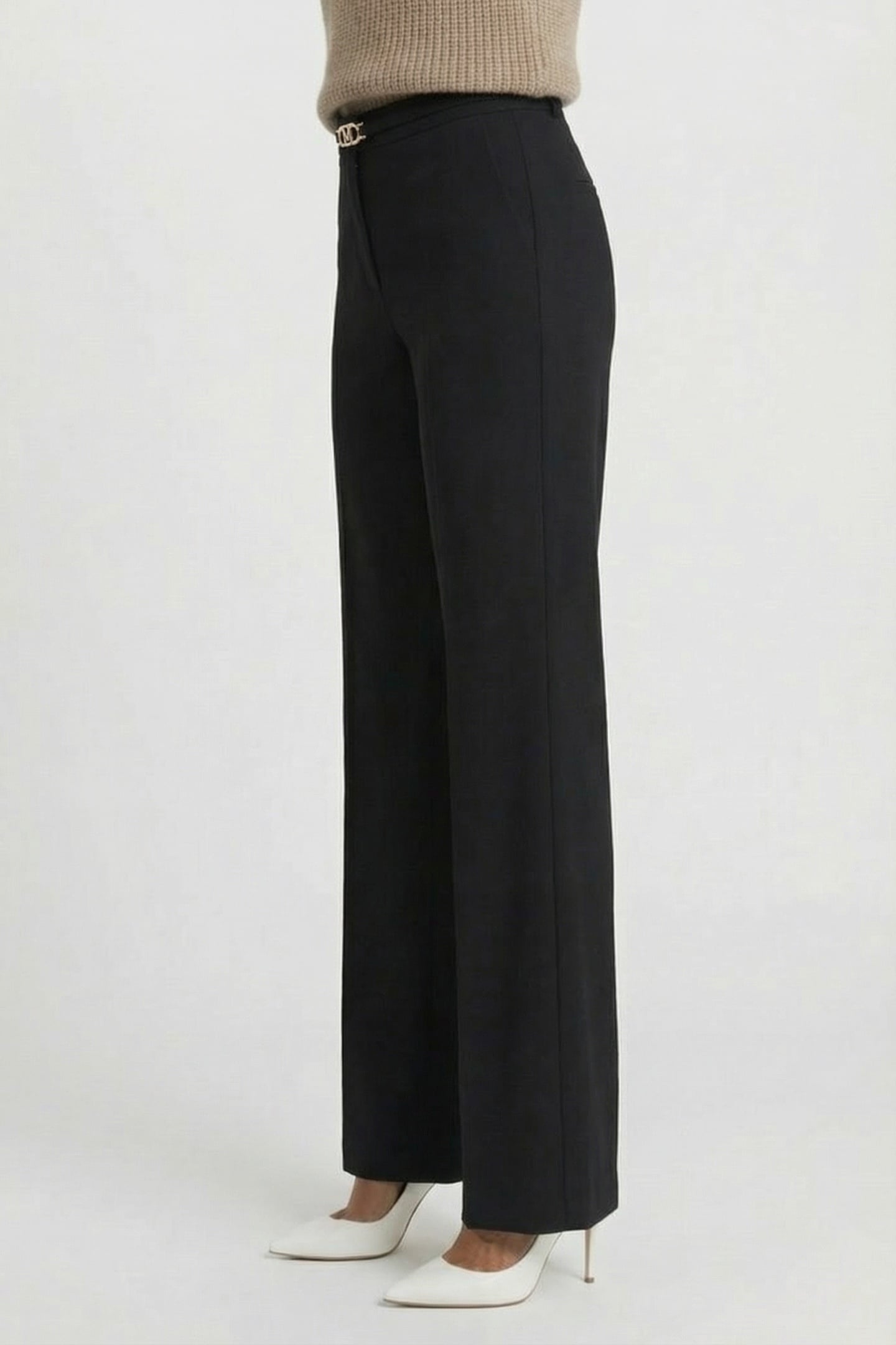 MARCIANO BY GUESS BECKY STRAIGHT PANT JET BLACK 3