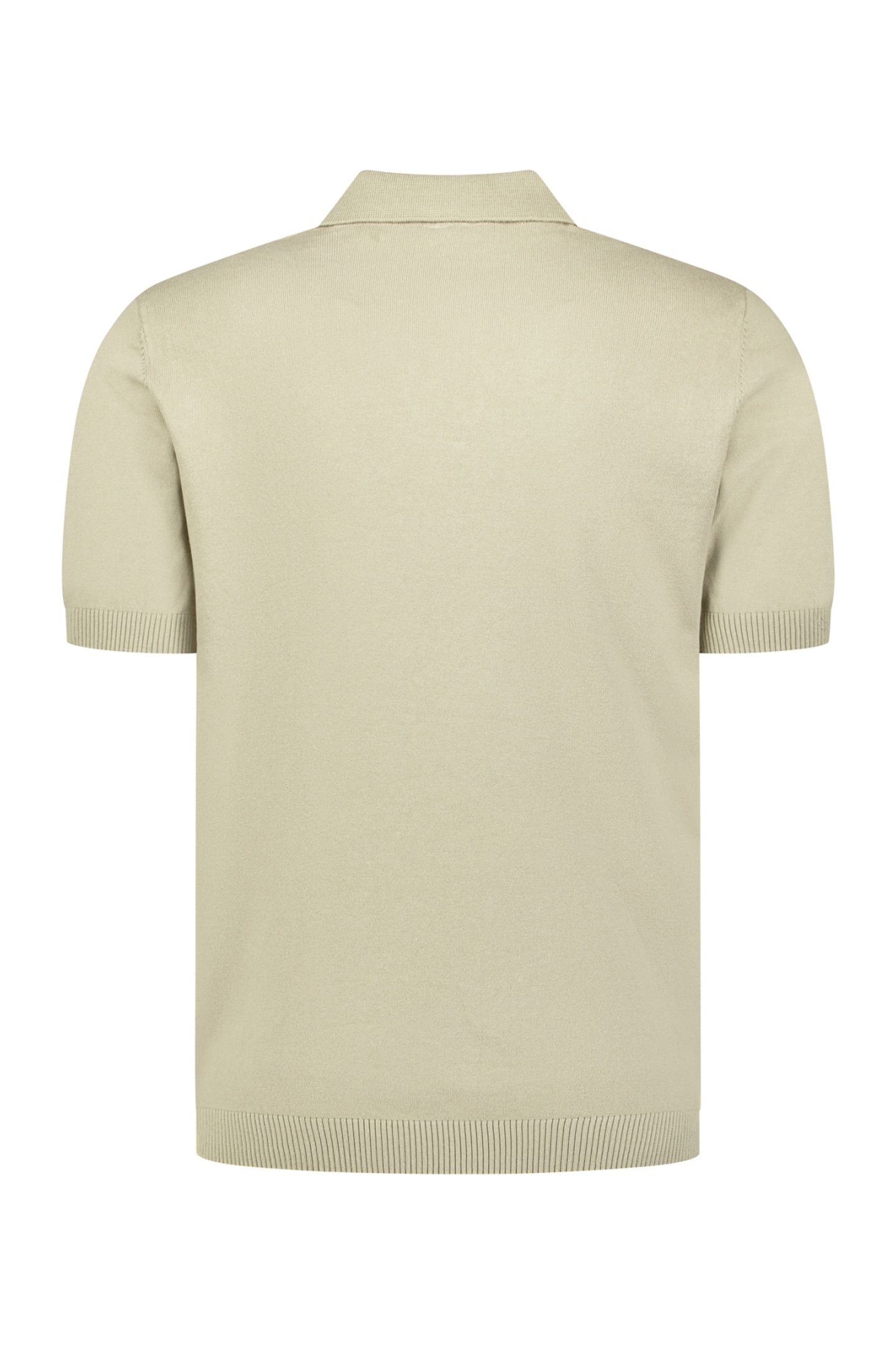 PULLOVER SHORT SLEEVE V-POLO TAUPE 2