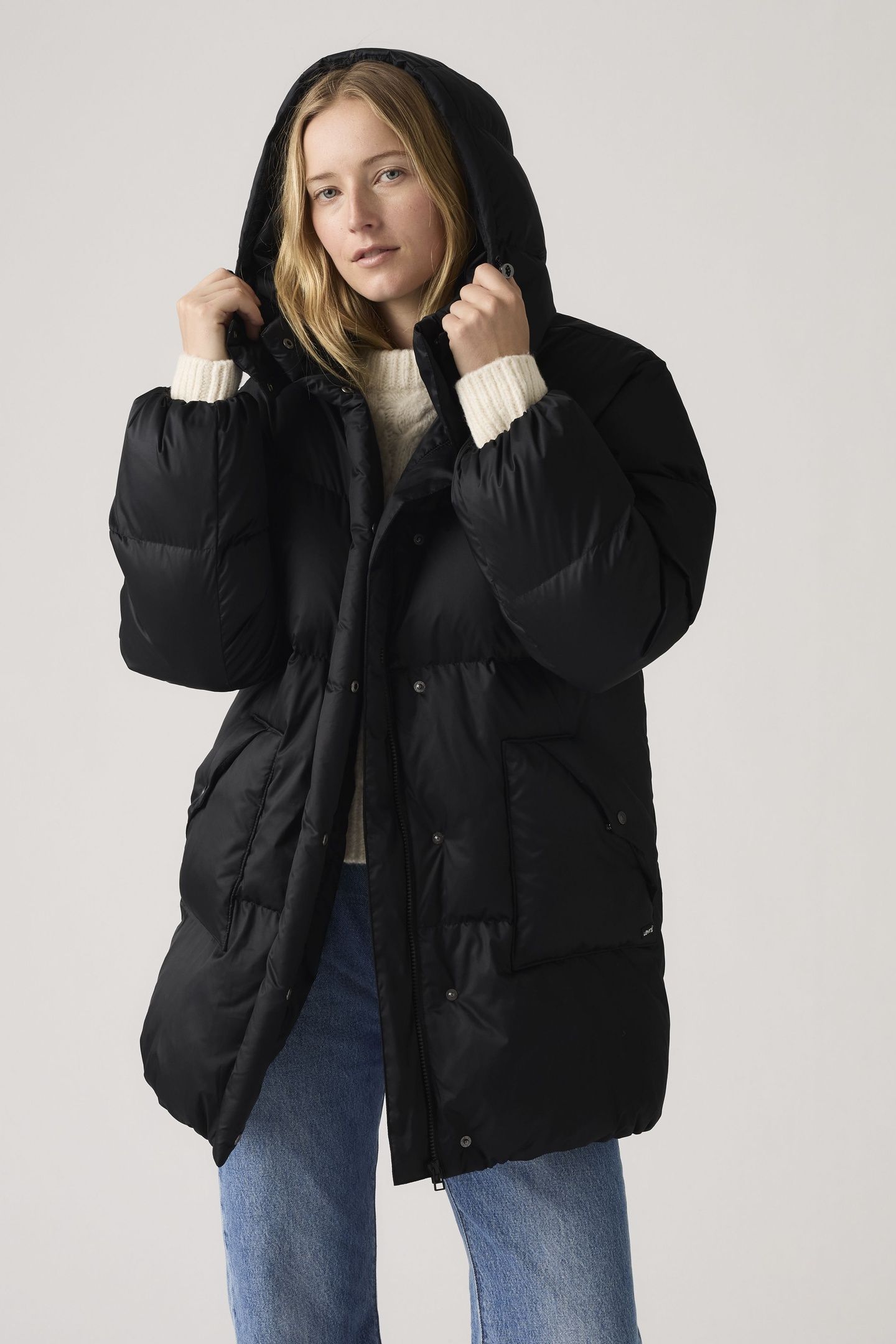 WESTERN BUBBLE MIDI JACKET BLACK 2