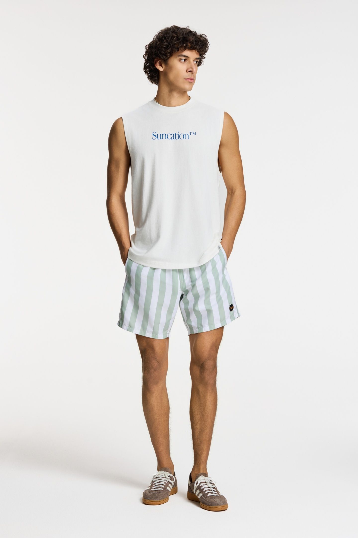 SEAN SLEEVELESS T-SHIRT SUNCATION WHITE 6