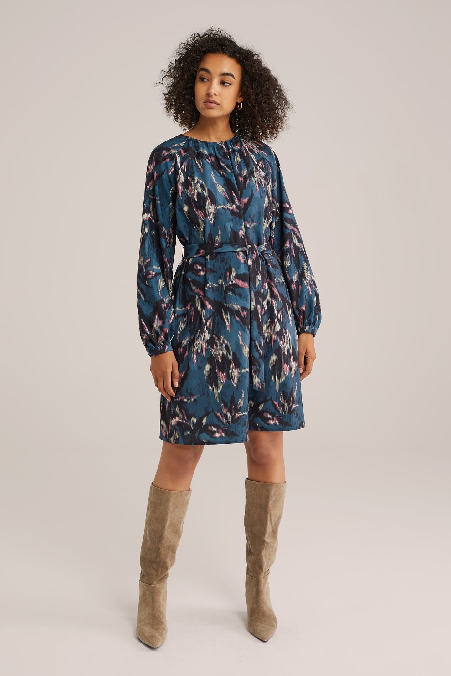 DRESS MID LENGTH MULTI-COLOURED 2